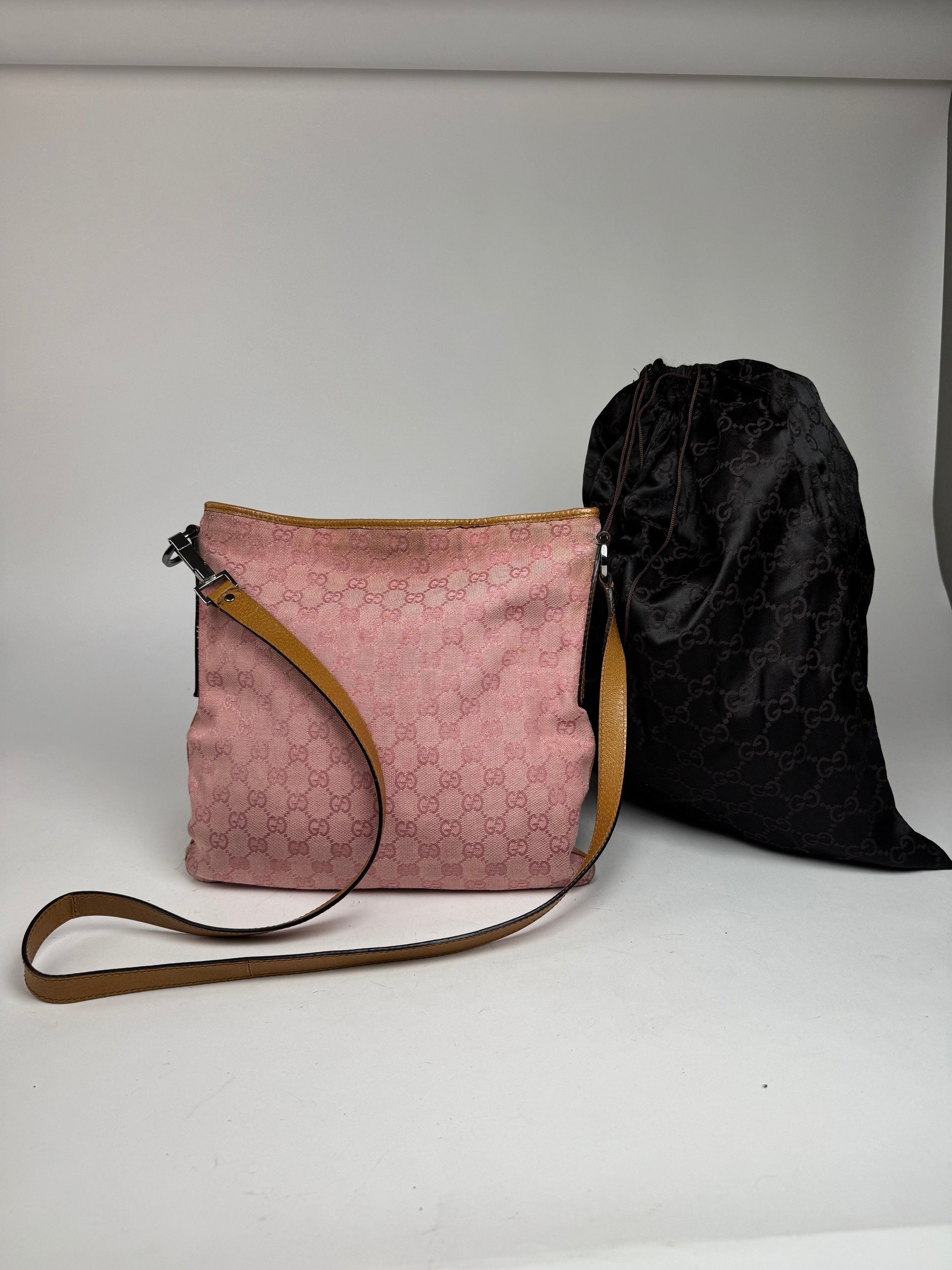 Gucci Vintage Monogram Shoulder Bag pink Size ONE SIZE - 2 Thumbnail