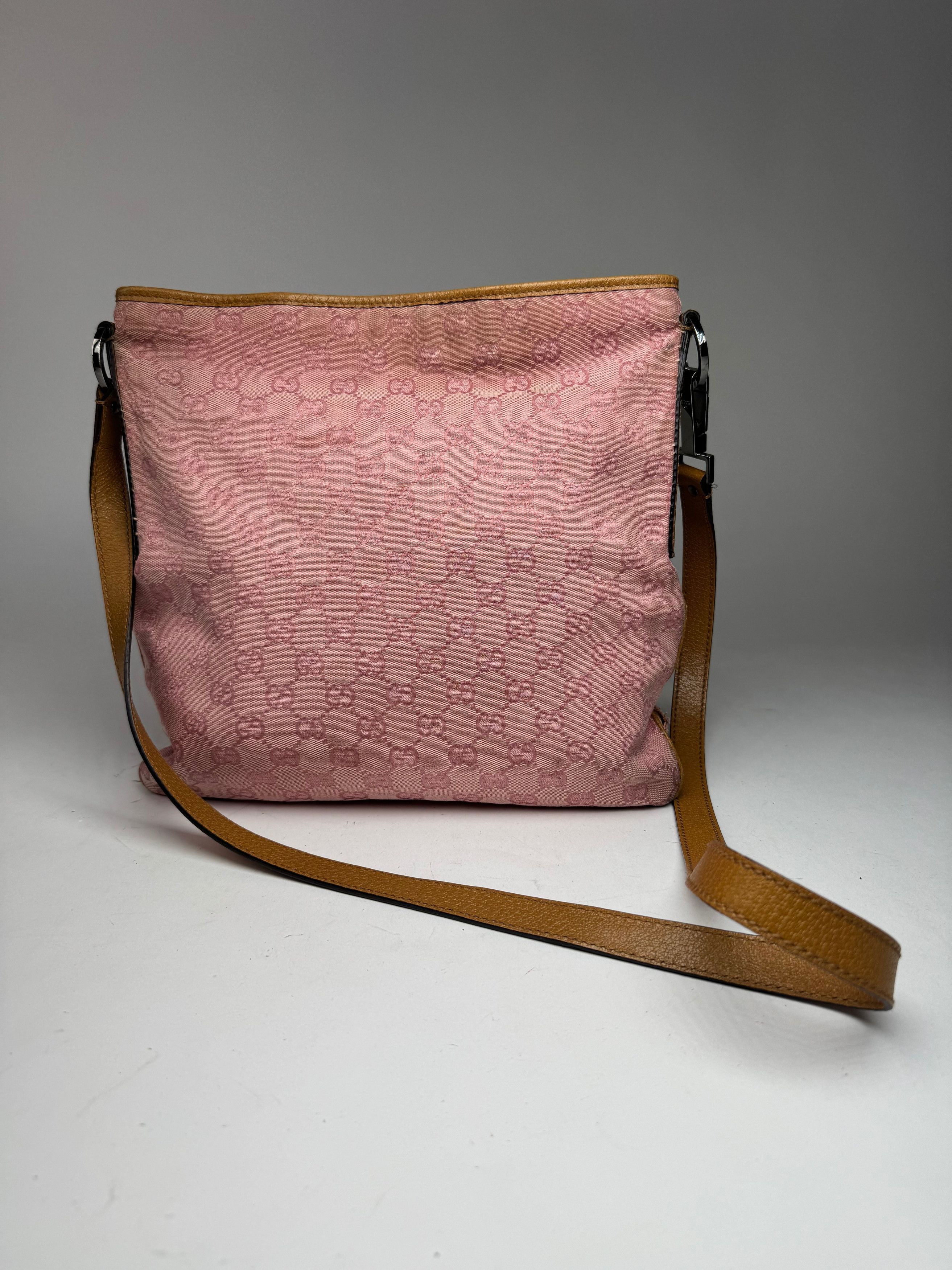Gucci Vintage Monogram Shoulder Bag pink Size ONE SIZE - 5 Thumbnail