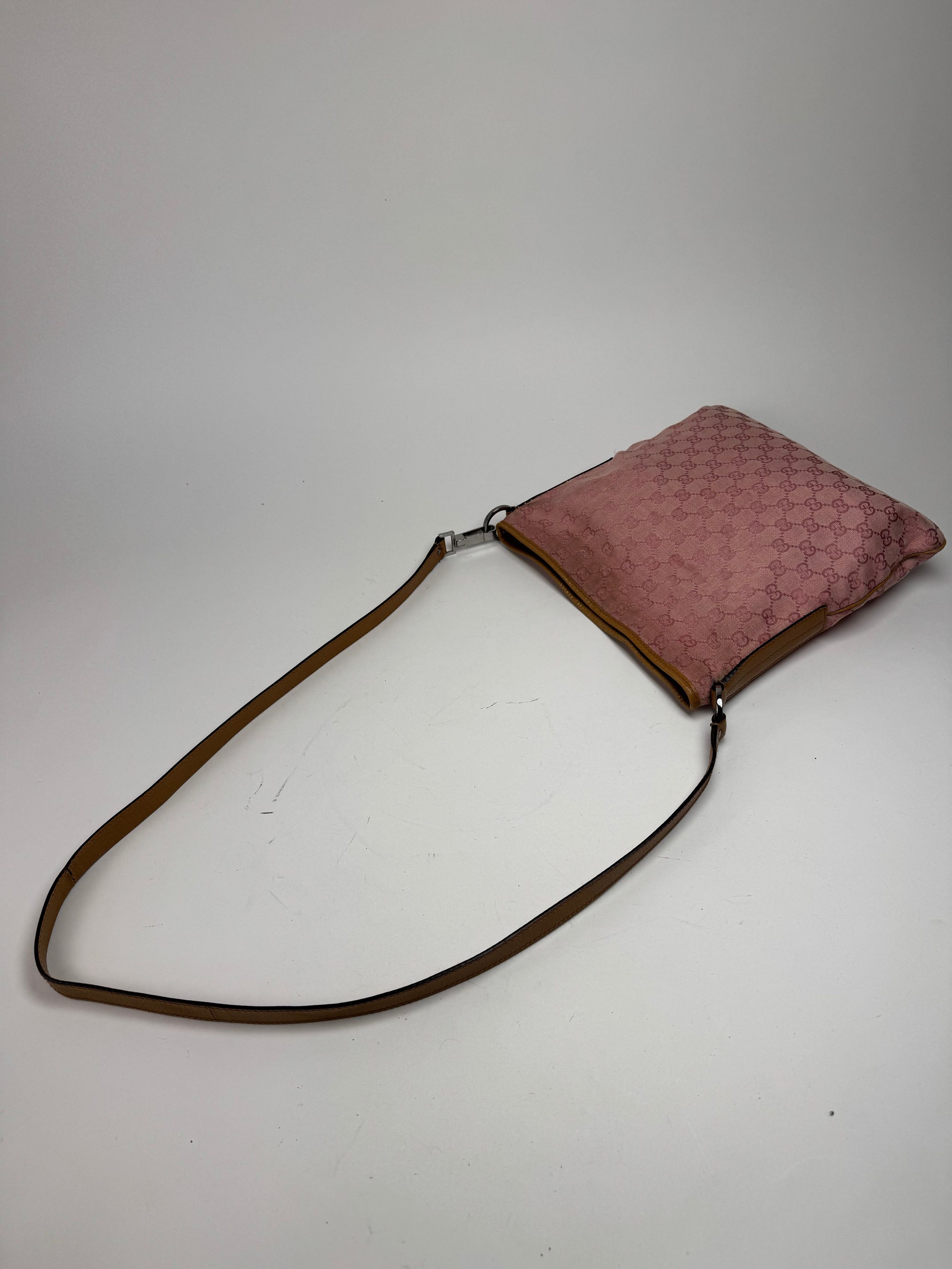 Gucci Vintage Monogram Shoulder Bag pink Size ONE SIZE - 6 Thumbnail