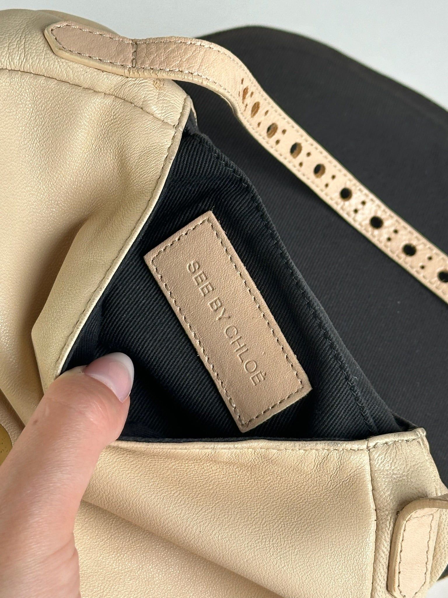 Chloe Vintage Leather bag beige Size ONE SIZE - 3 Thumbnail