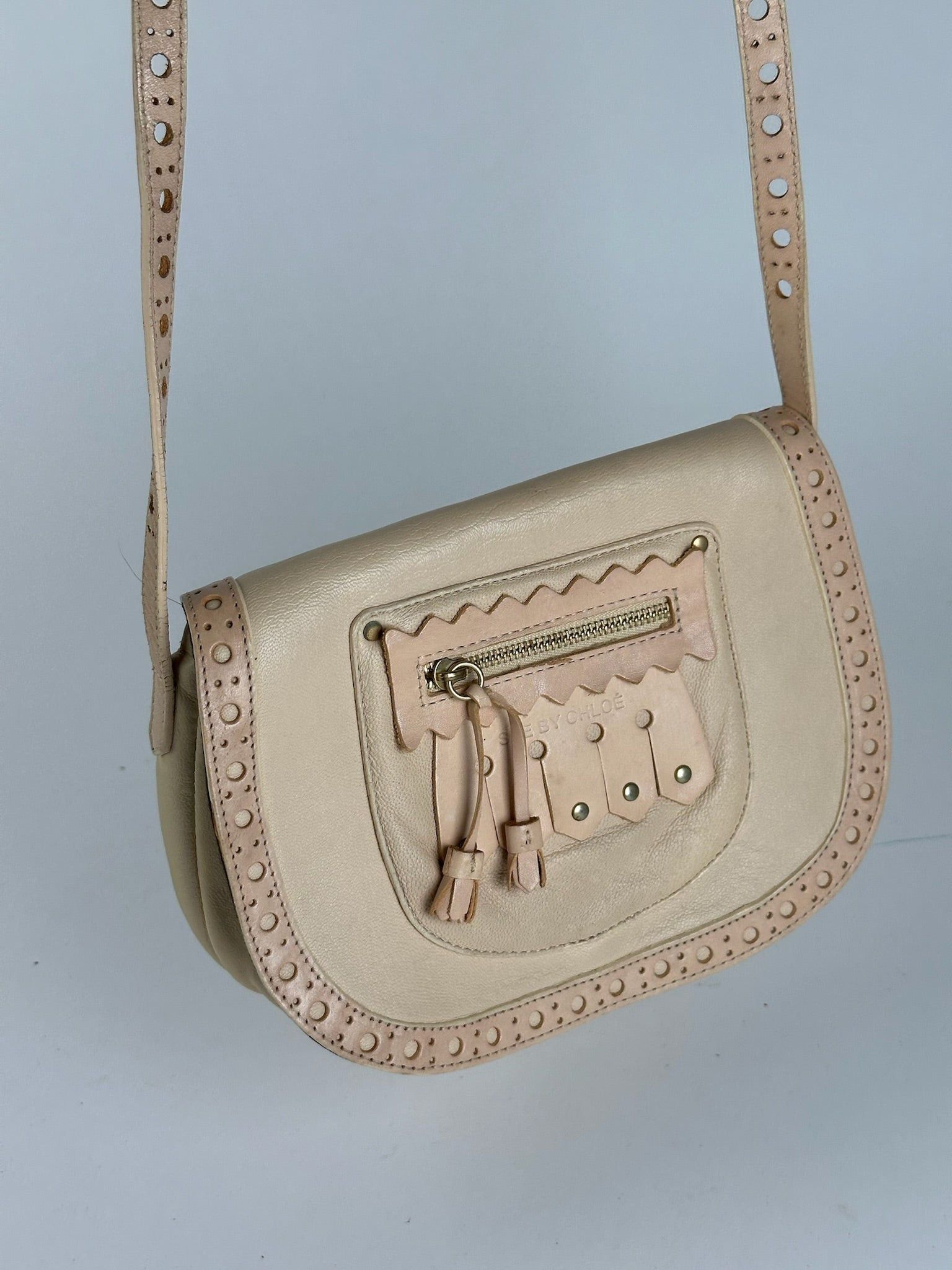 Chloe Vintage Leather bag beige Size ONE SIZE - 4 Thumbnail