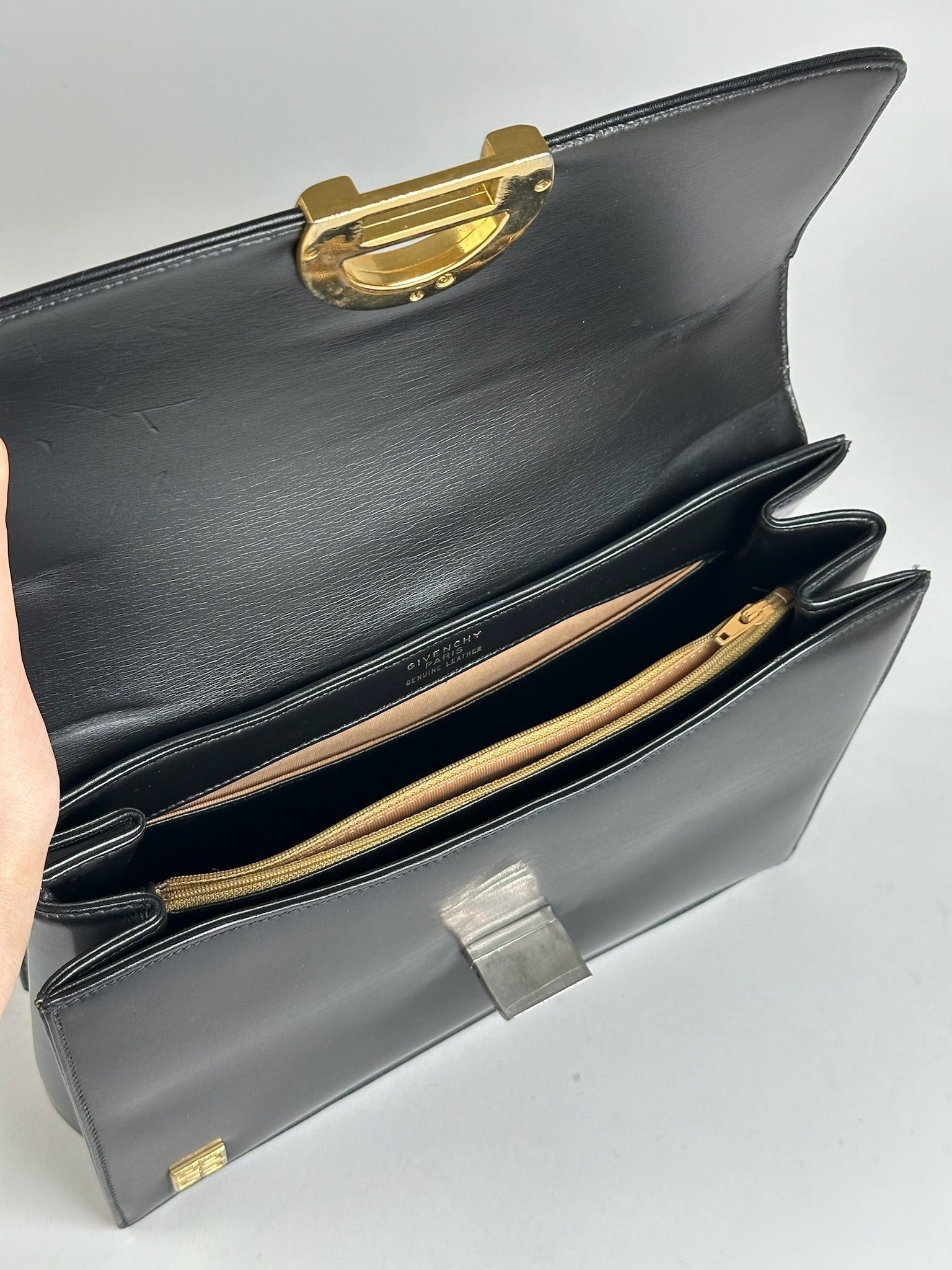 Givenchy Vintage 2Way Leather Bag black Size ONE SIZE - 6 Thumbnail