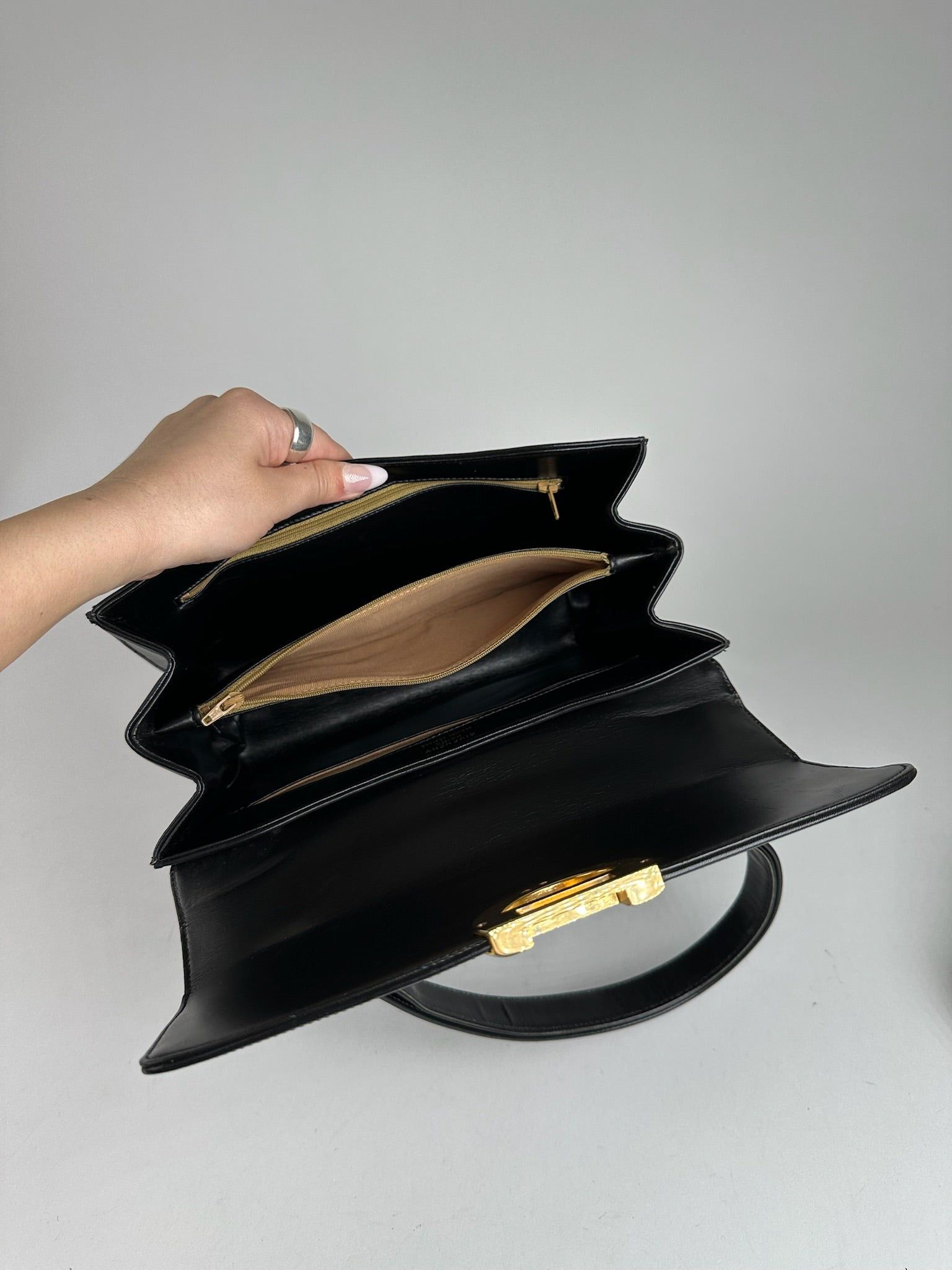 Givenchy Vintage 2Way Leather Bag black Size ONE SIZE - 4 Thumbnail