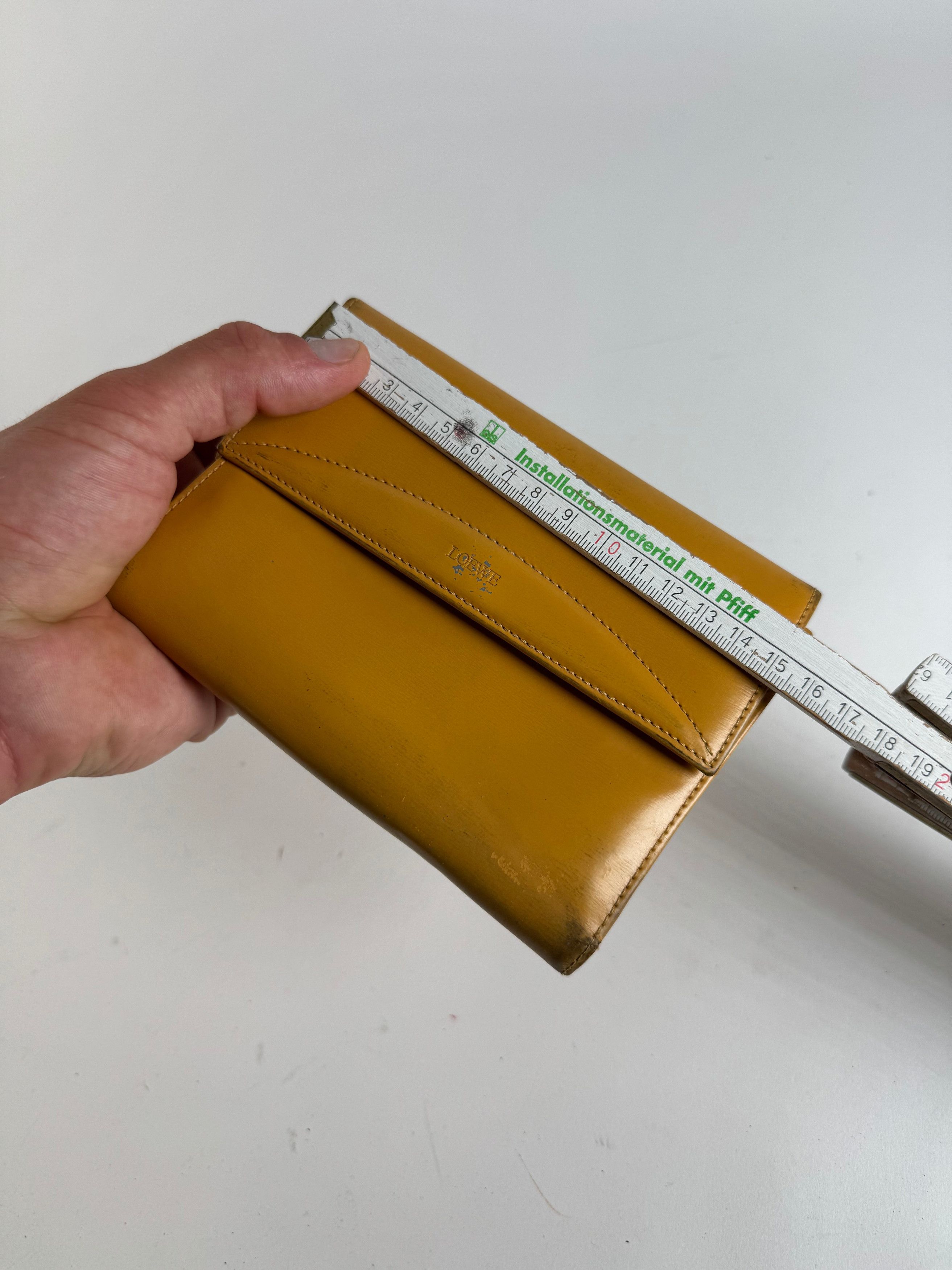 Loewe Vintage Madrid Leather Wallet Yellow Size ONE SIZE - 13 Thumbnail