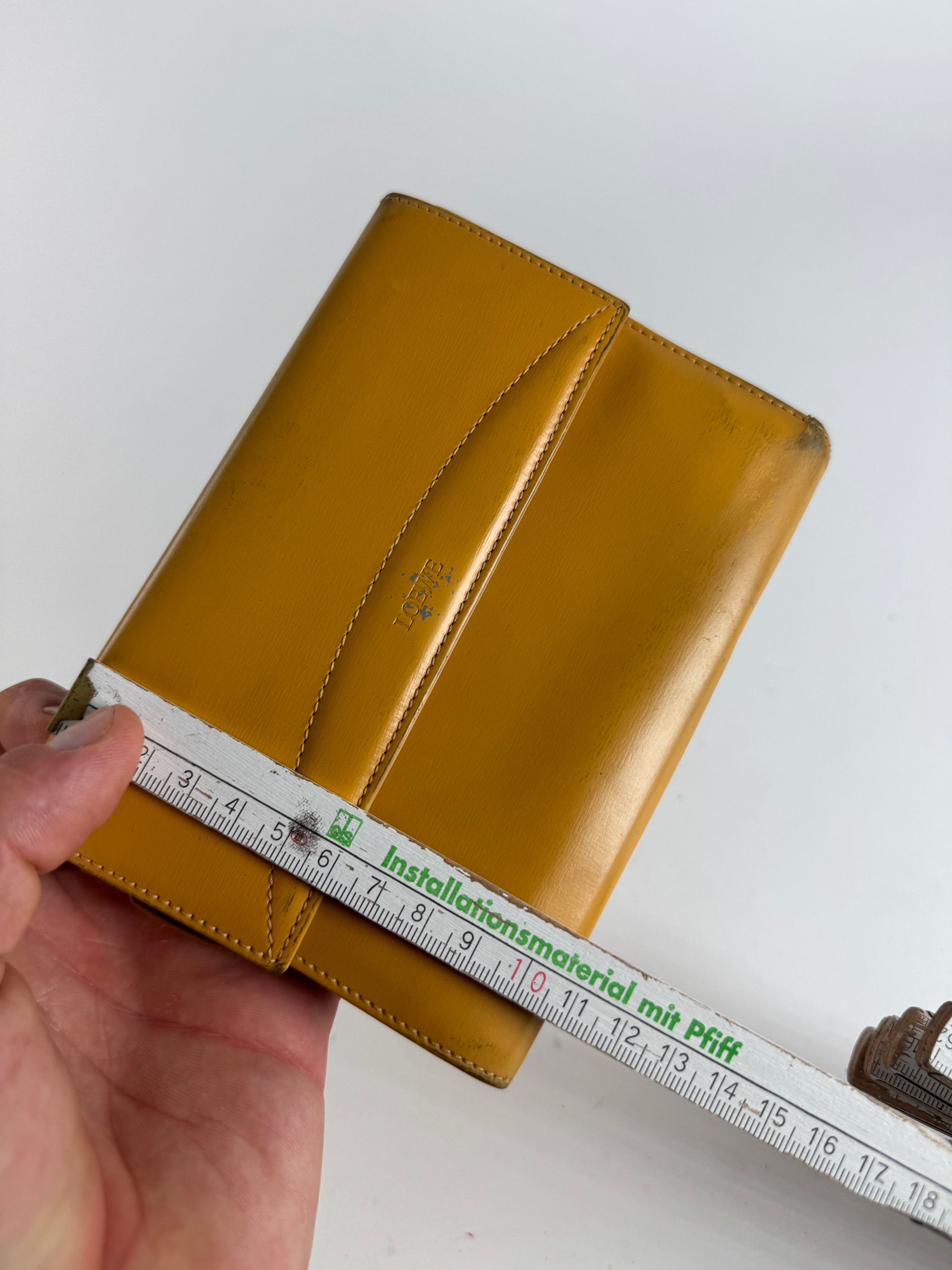 Loewe Vintage Madrid Leather Wallet Yellow Size ONE SIZE - 14 Thumbnail