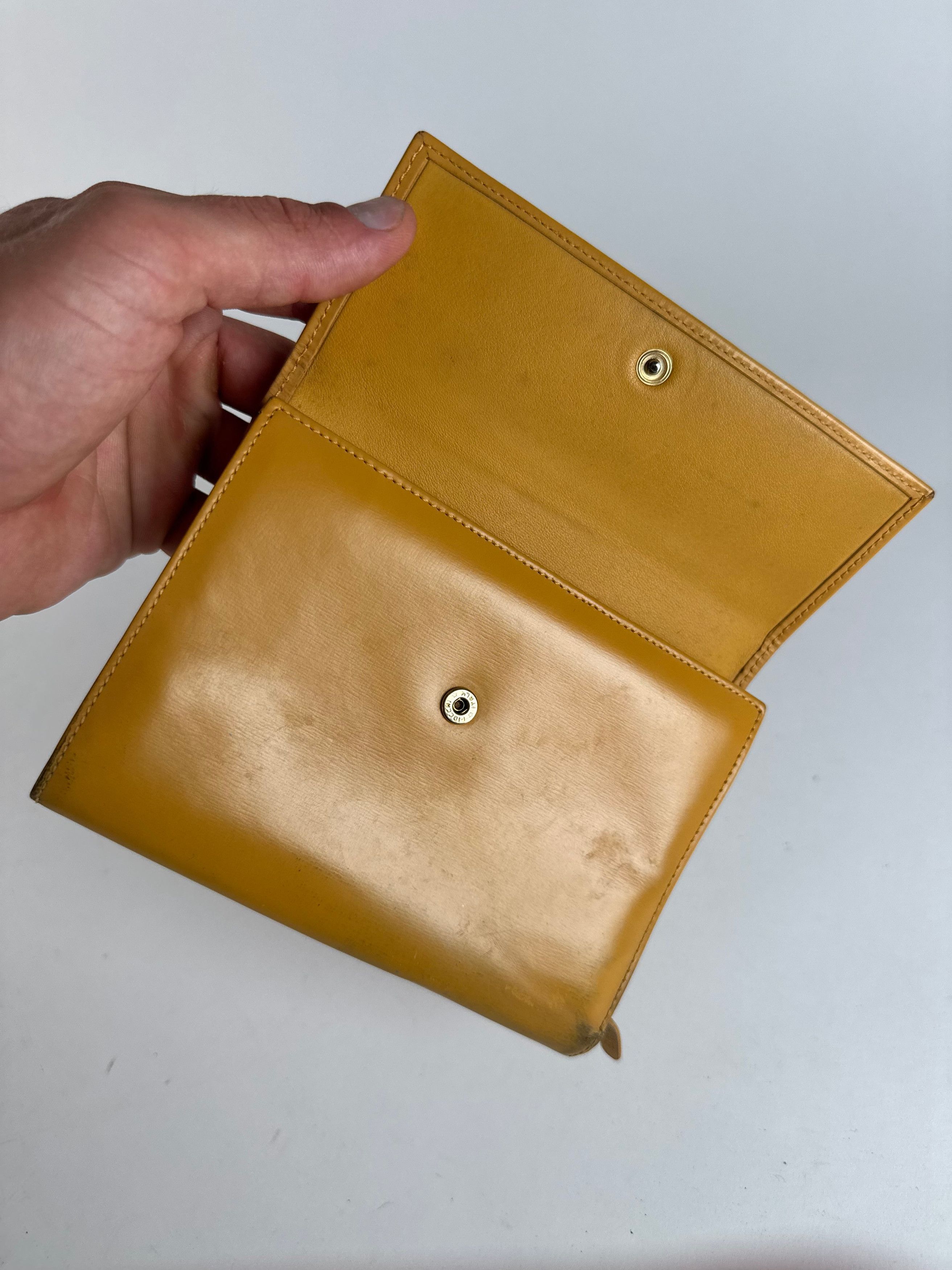 Loewe Vintage Madrid Leather Wallet Yellow Size ONE SIZE - 3 Thumbnail