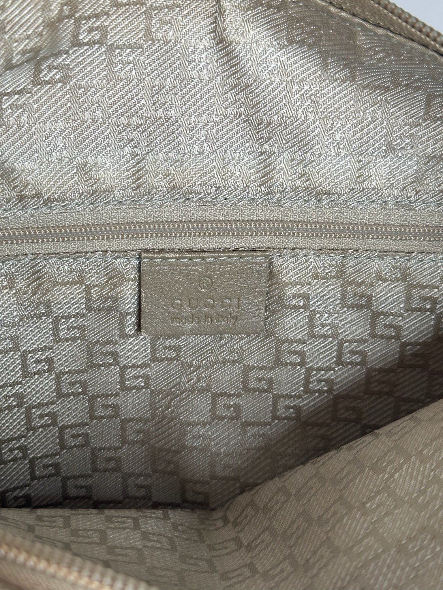 Gucci Vintage Bag Gold Beige Size ONE SIZE - 6 Thumbnail