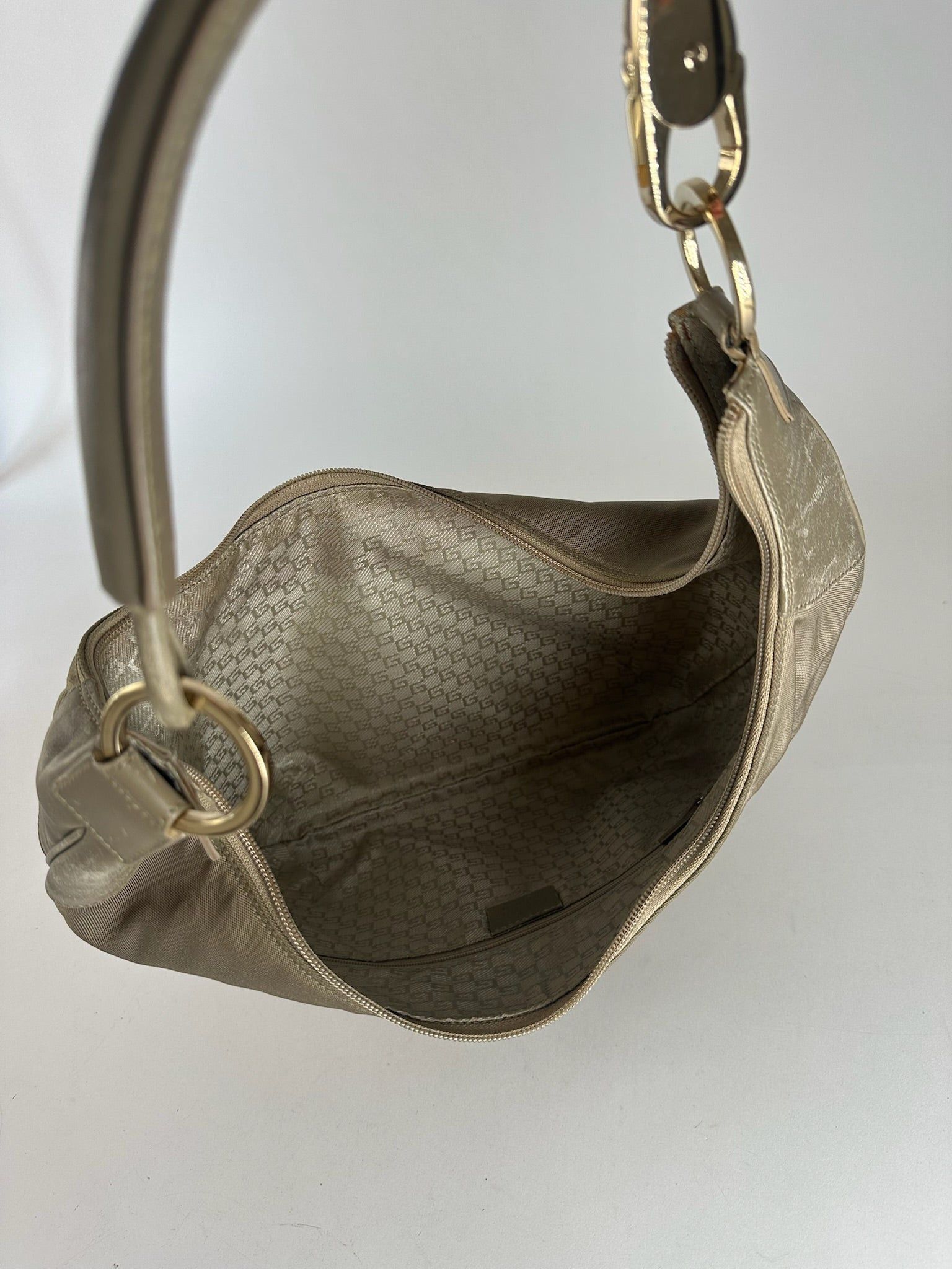 Gucci Vintage Bag Gold Beige Size ONE SIZE - 8 Thumbnail