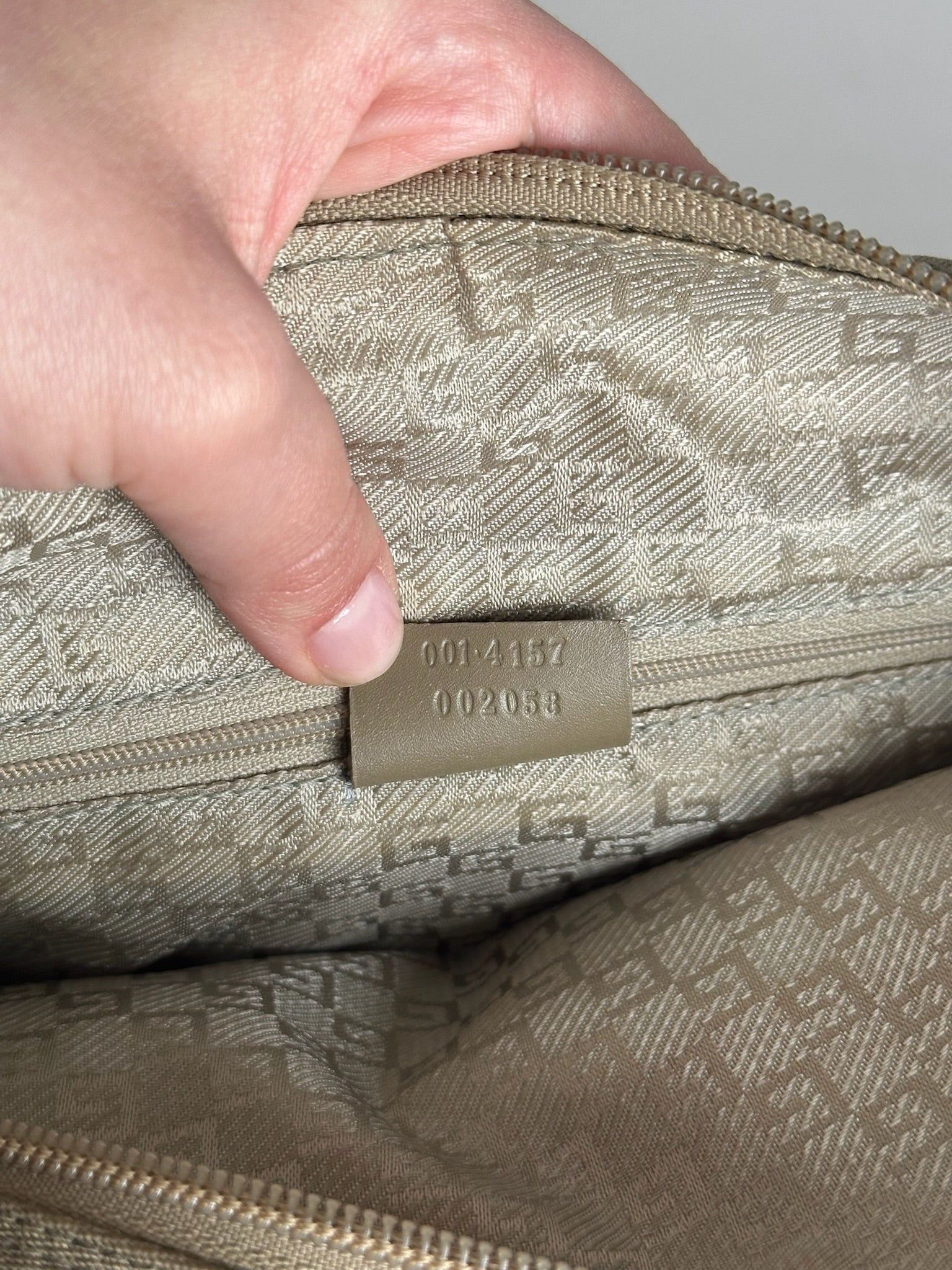 Gucci Vintage Bag Gold Beige Size ONE SIZE - 3 Thumbnail