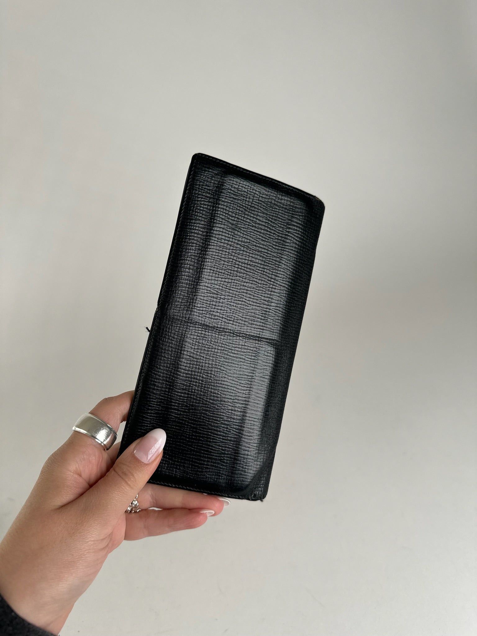 Loewe Vintage Madrid Leather ID holder black Size ONE SIZE - 7 Thumbnail