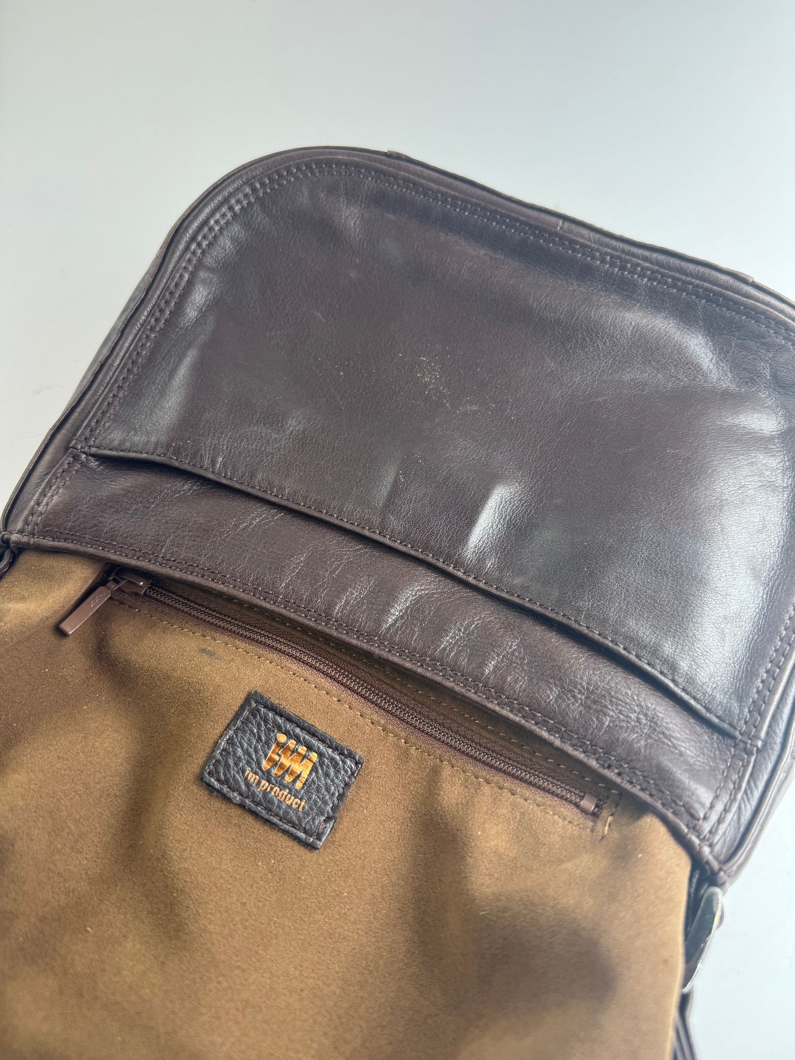 Issey Miyake Vintage Leather bag brown Size ONE SIZE - 4 Thumbnail