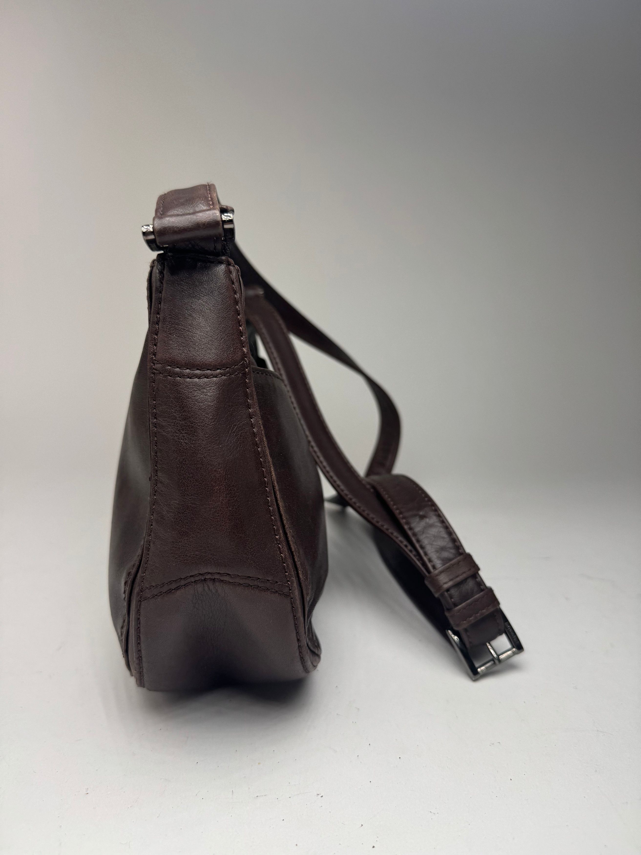 Issey Miyake Vintage Leather bag brown Size ONE SIZE - 5 Thumbnail
