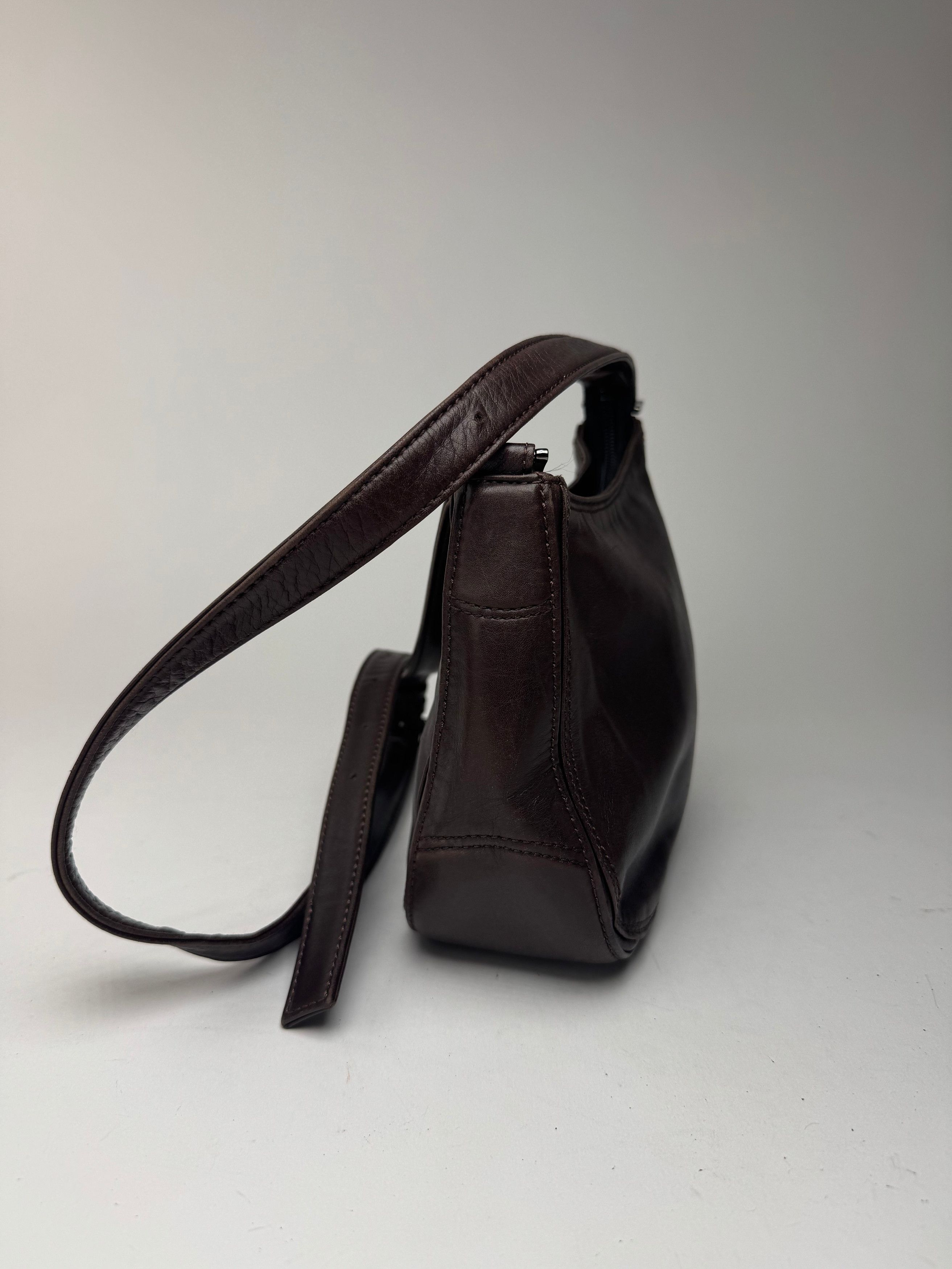 Issey Miyake Vintage Leather bag brown Size ONE SIZE - 9 Thumbnail