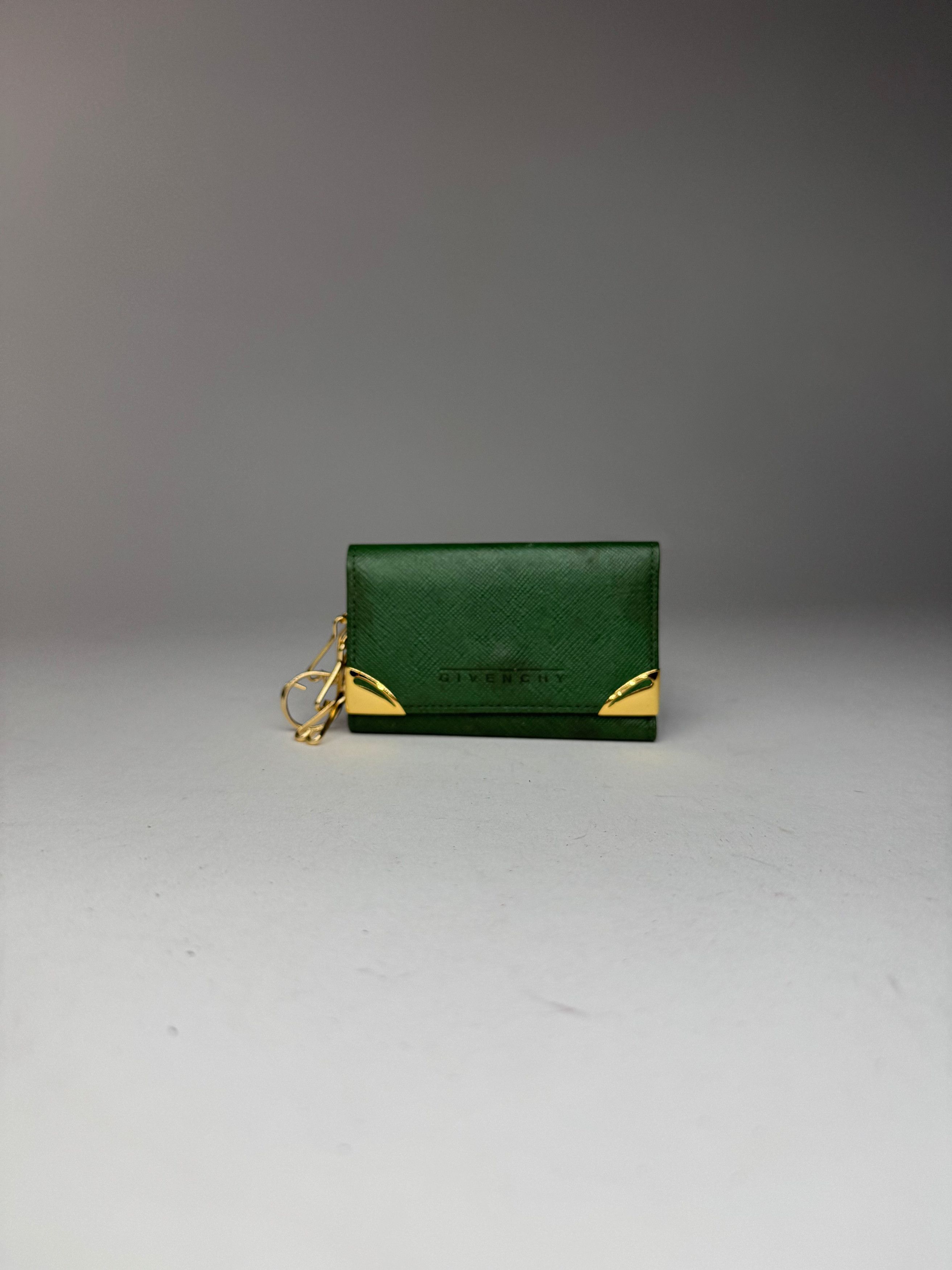 Givenchy Vintage Leather key holder green Size ONE SIZE - 3 Thumbnail