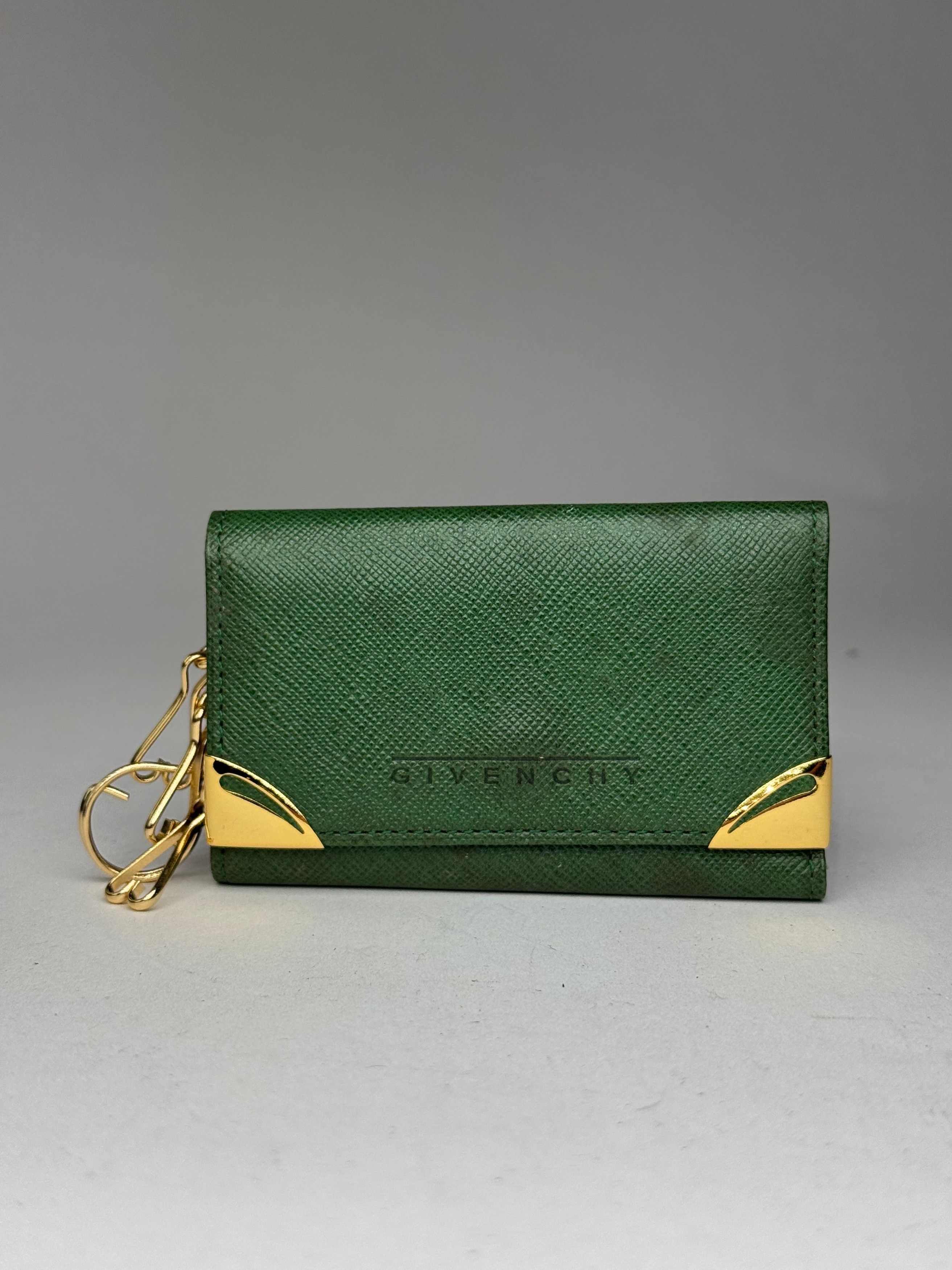 Givenchy Vintage Leather key holder green Size ONE SIZE - 12 Thumbnail