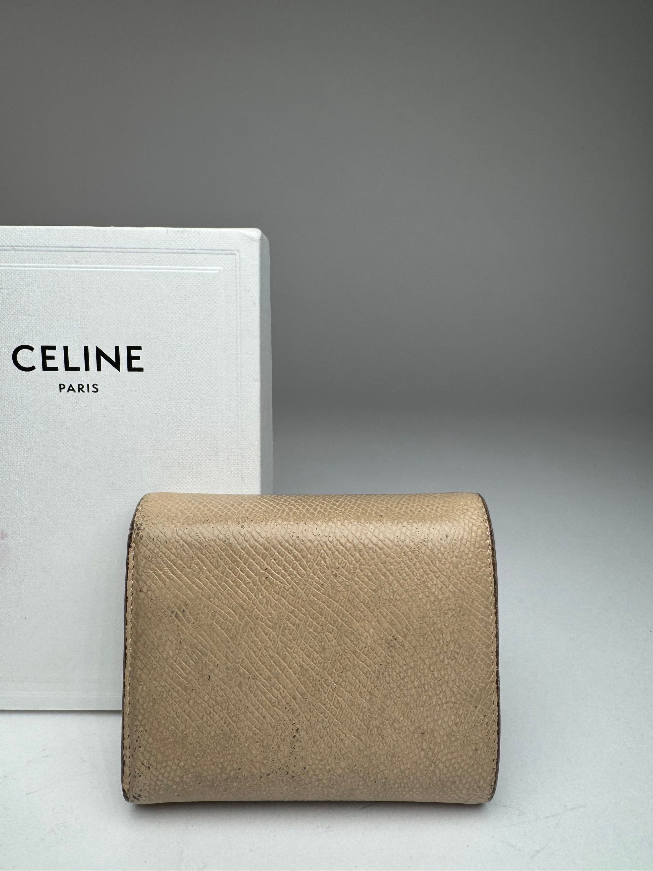 Celine Vintage Paris Leather Walket beige Size ONE SIZE - 7 Thumbnail