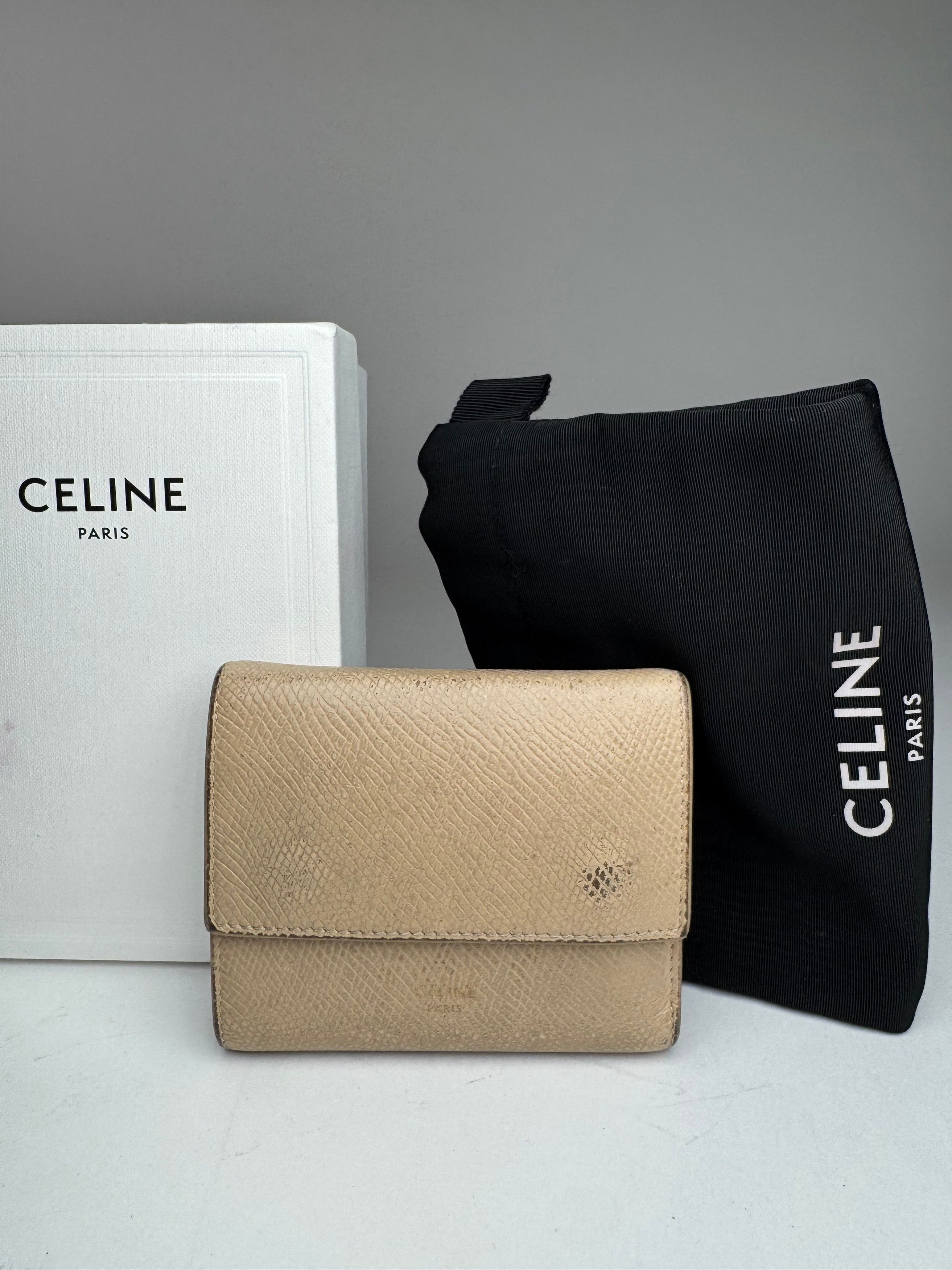 Celine Vintage Paris Leather Walket beige Size ONE SIZE - 12 Thumbnail