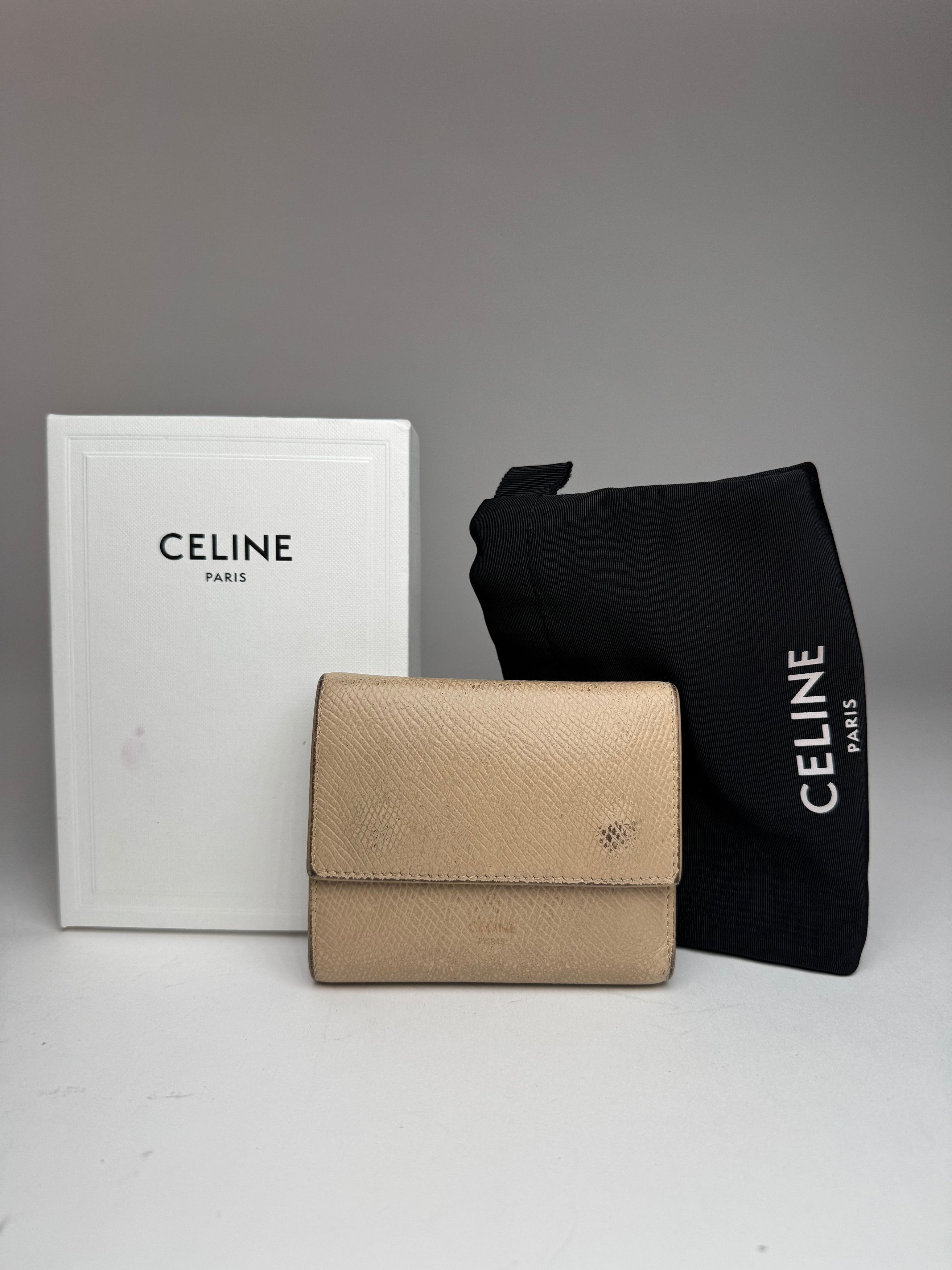 Celine Vintage Paris Leather Walket beige Size ONE SIZE - 6 Thumbnail