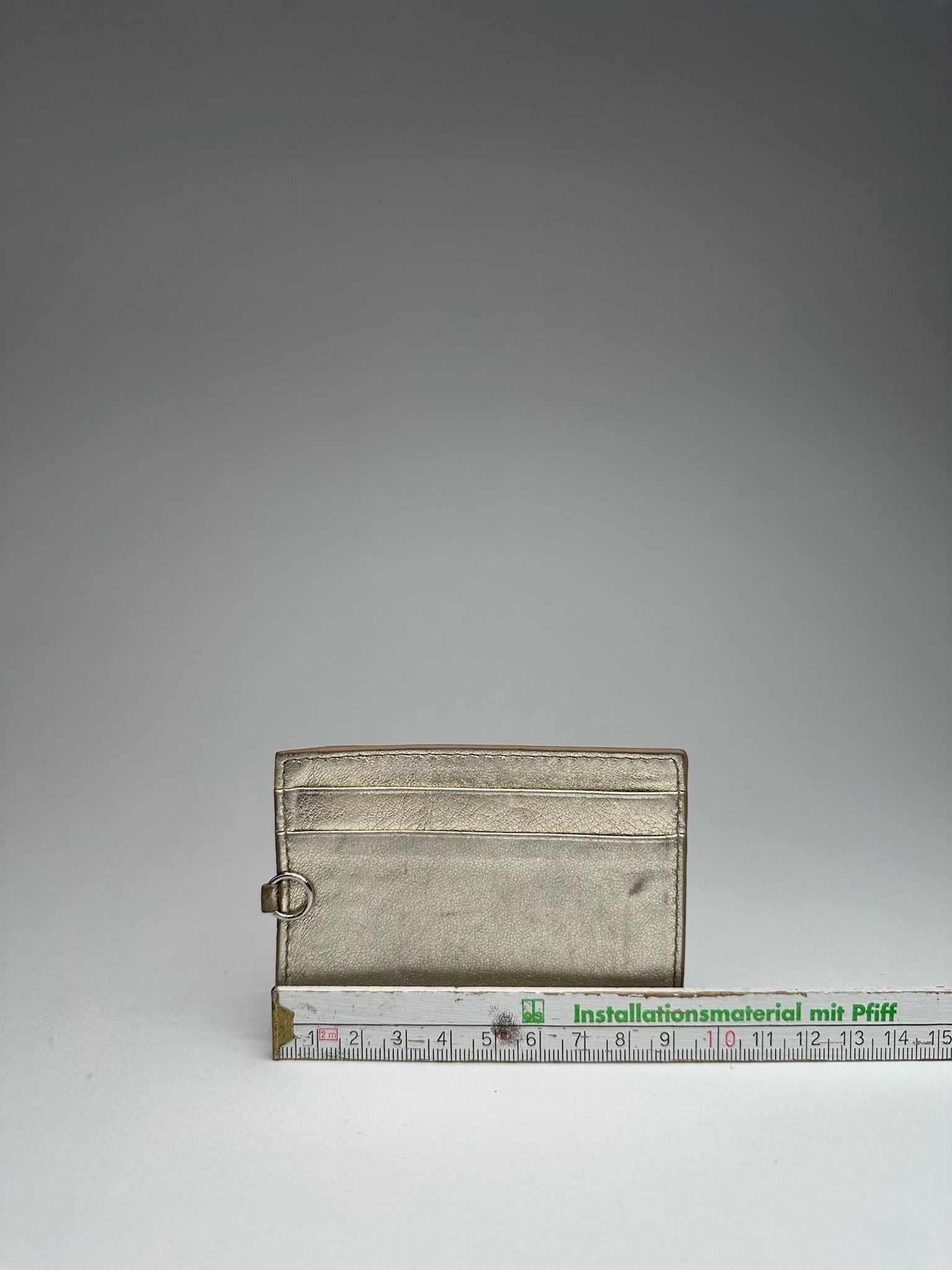 Miu Miu Vintage Leather Card holder silver Size ONE SIZE - 4 Thumbnail