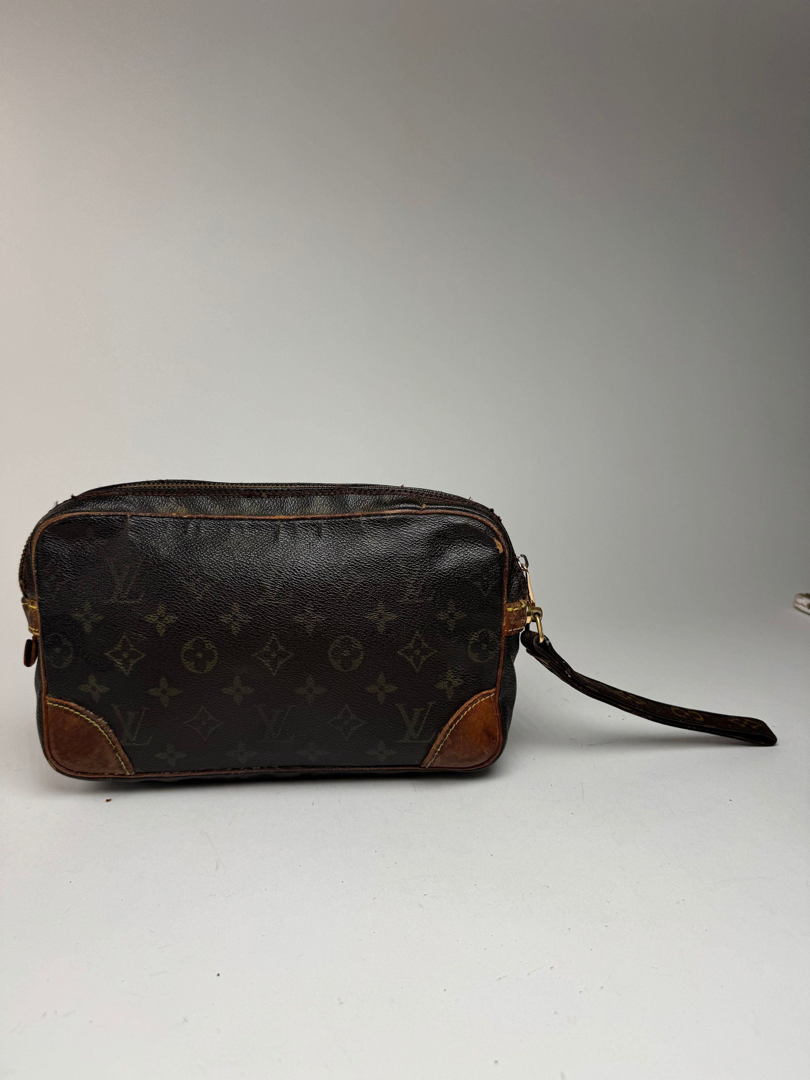 Louis Vuitton Vintage Monogram Leather Clutch brown Size ONE SIZE - 2 Thumbnail