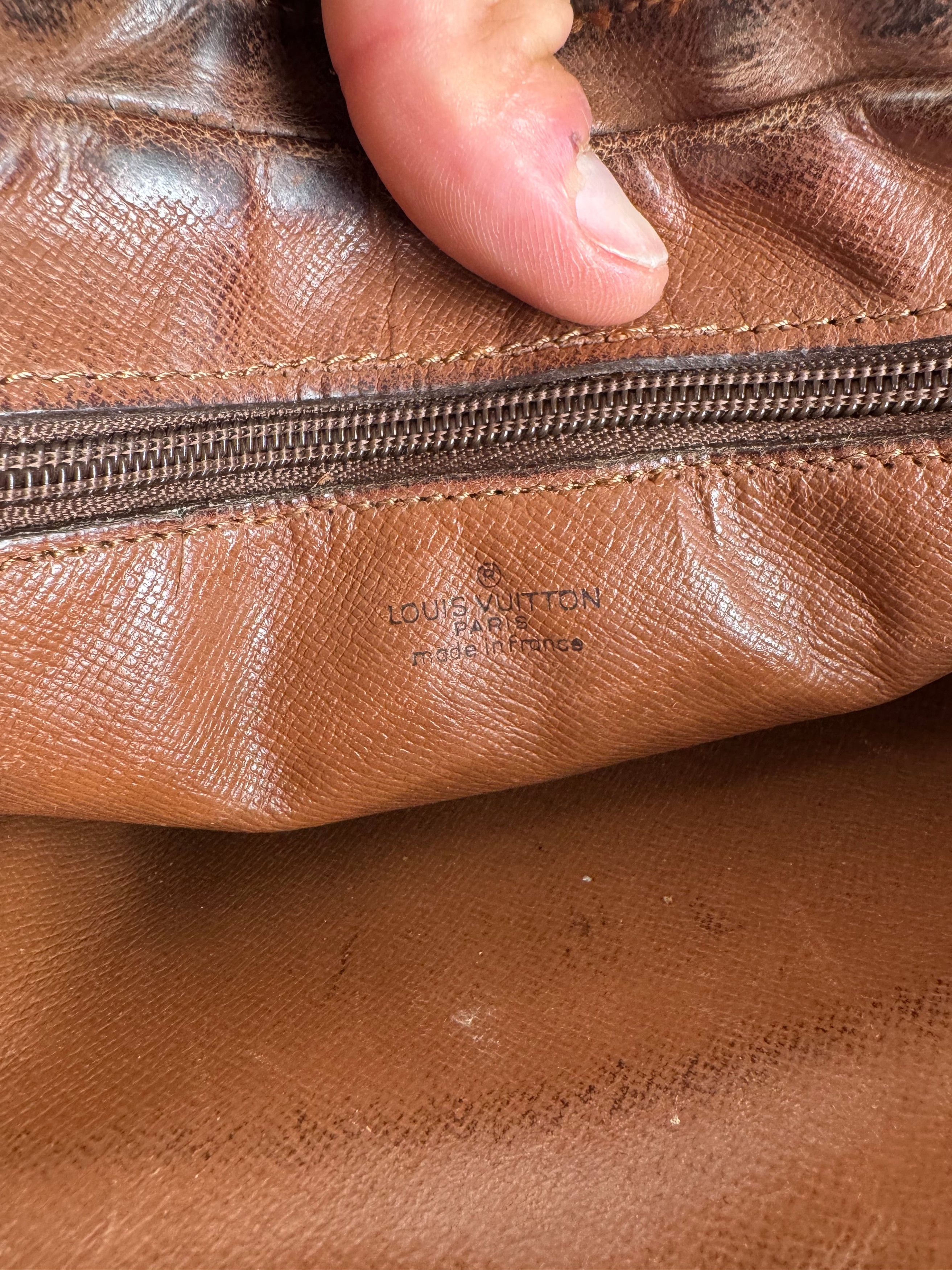 Louis Vuitton Vintage Monogram Leather Clutch brown Size ONE SIZE - 4 Thumbnail