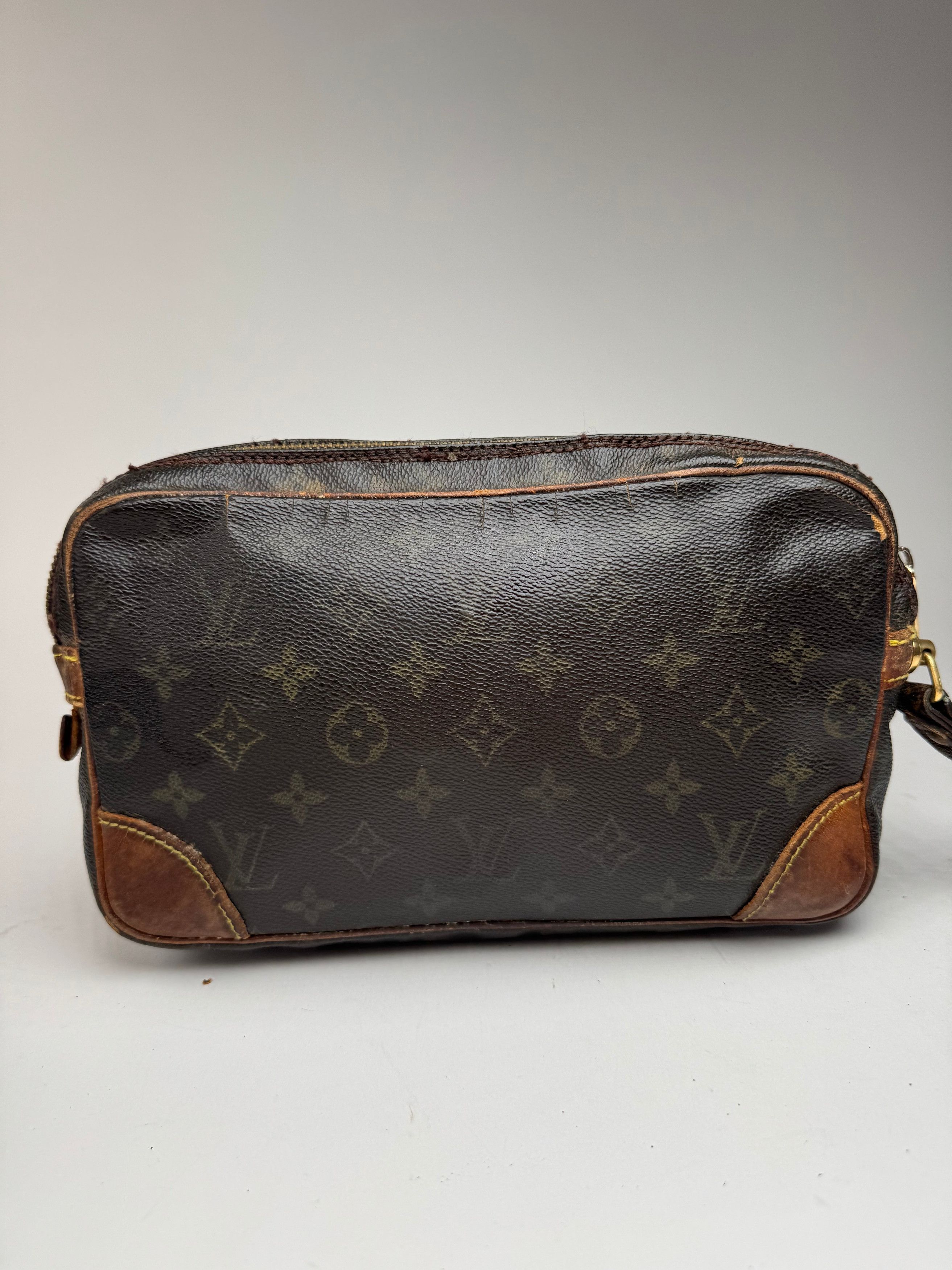 Louis Vuitton Vintage Monogram Leather Clutch brown Size ONE SIZE - 8 Thumbnail