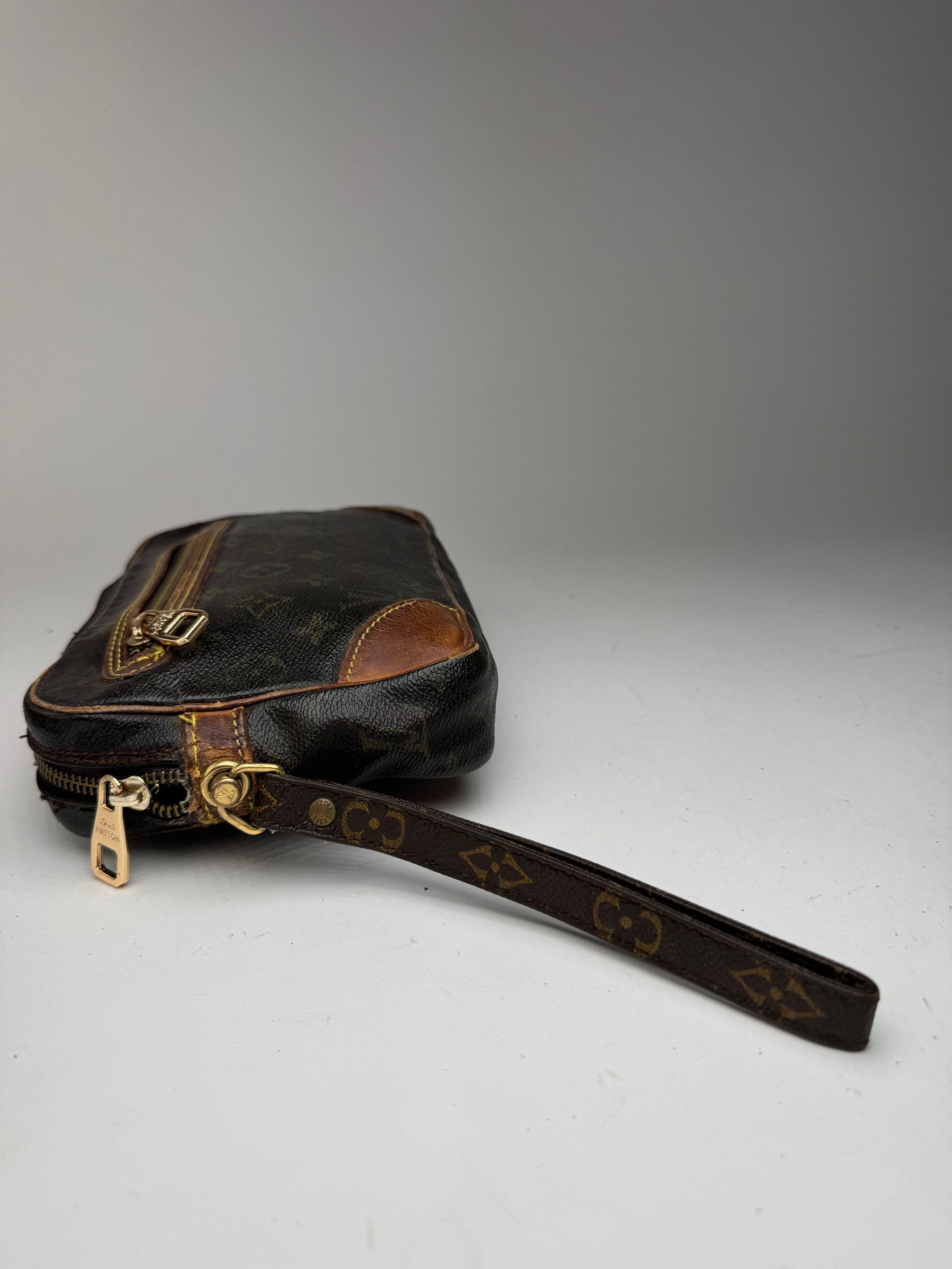 Louis Vuitton Vintage Monogram Leather Clutch brown Size ONE SIZE - 9 Thumbnail