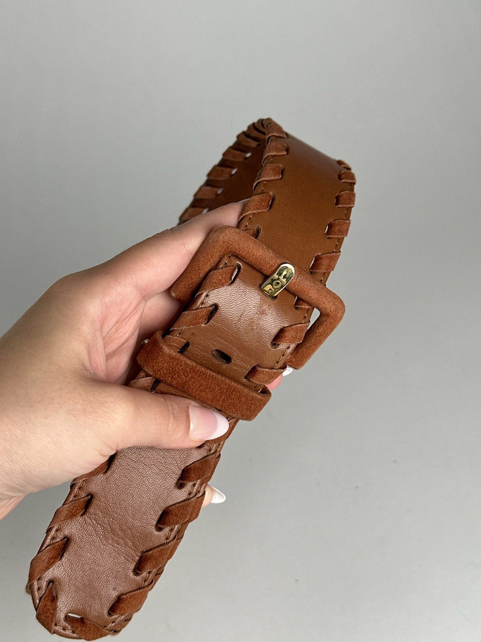 Loewe Vintage Leather Belt Brown Size ONE SIZE - 7 Thumbnail