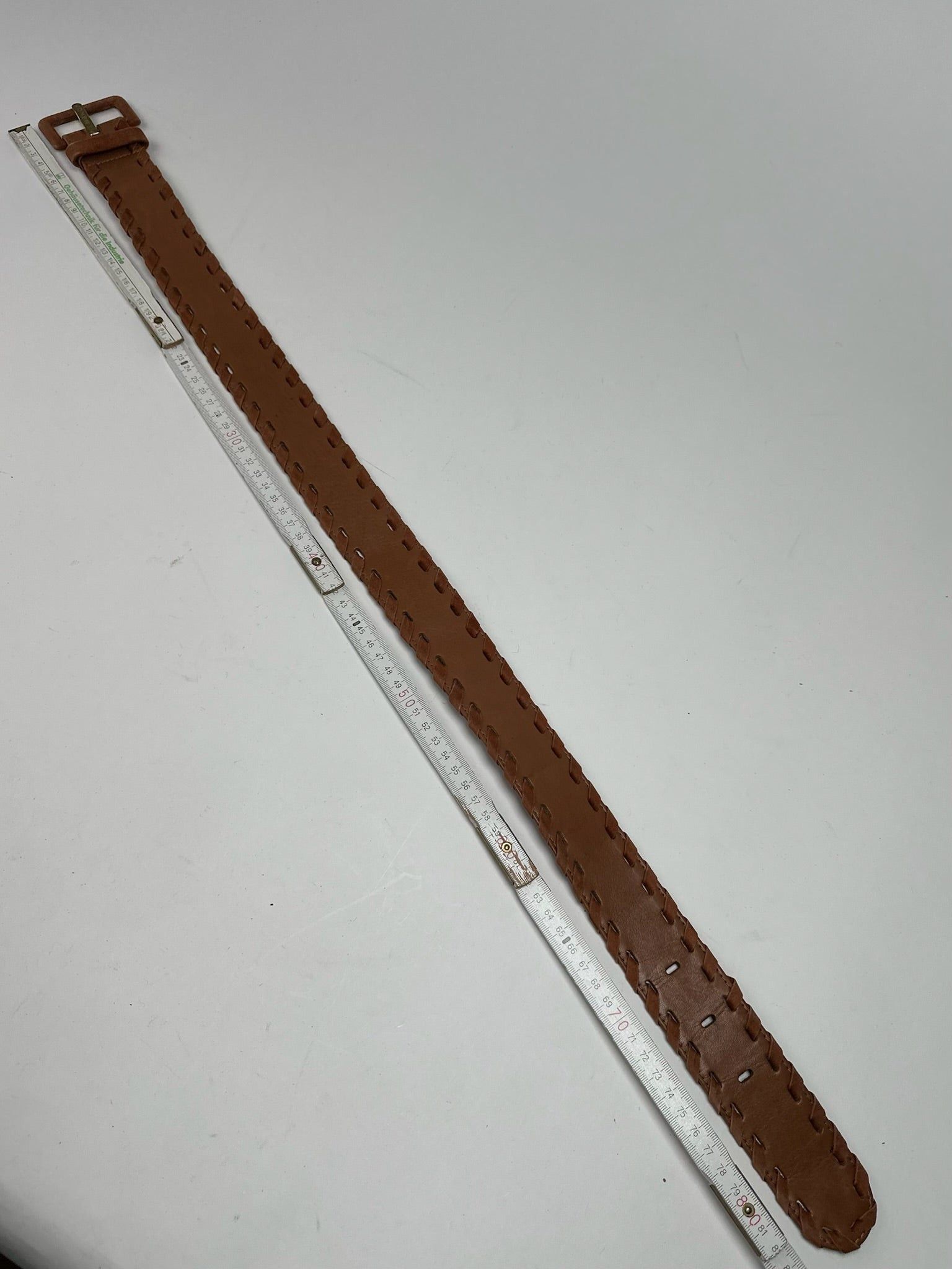 Loewe Vintage Leather Belt Brown Size ONE SIZE - 3 Thumbnail