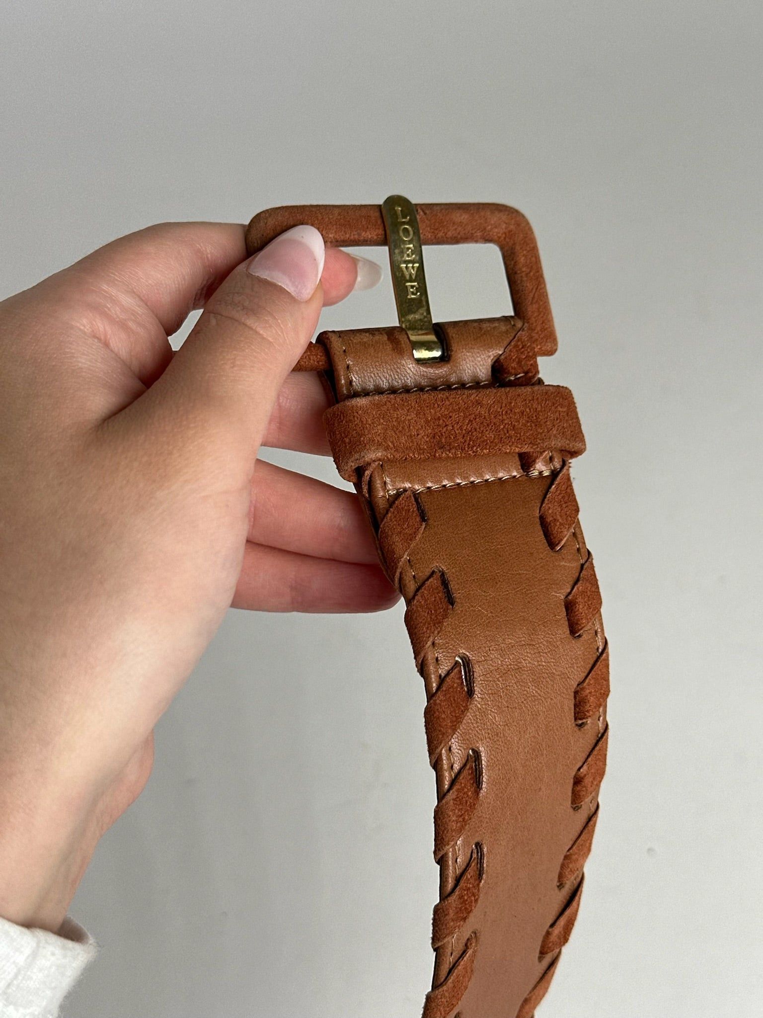 Loewe Vintage Leather Belt Brown Size ONE SIZE - 6 Thumbnail