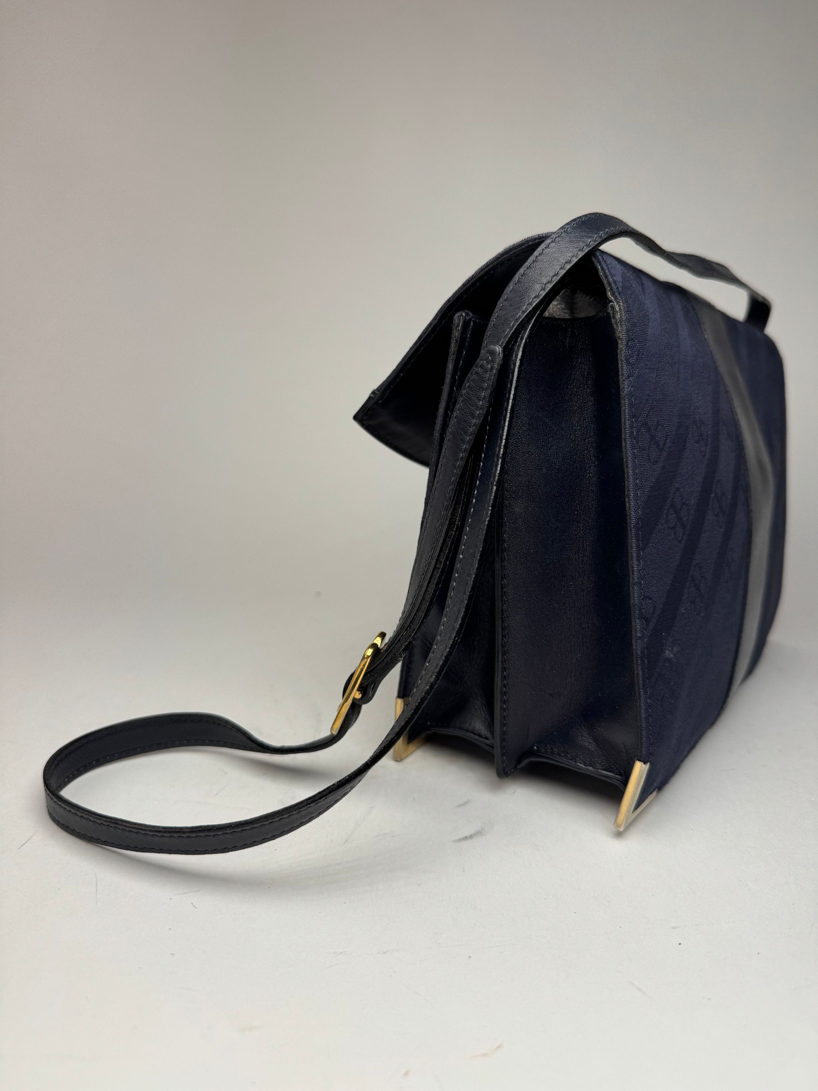 Balenciaga Vintage Monogram Leather bag navy Size ONE SIZE - 9 Thumbnail