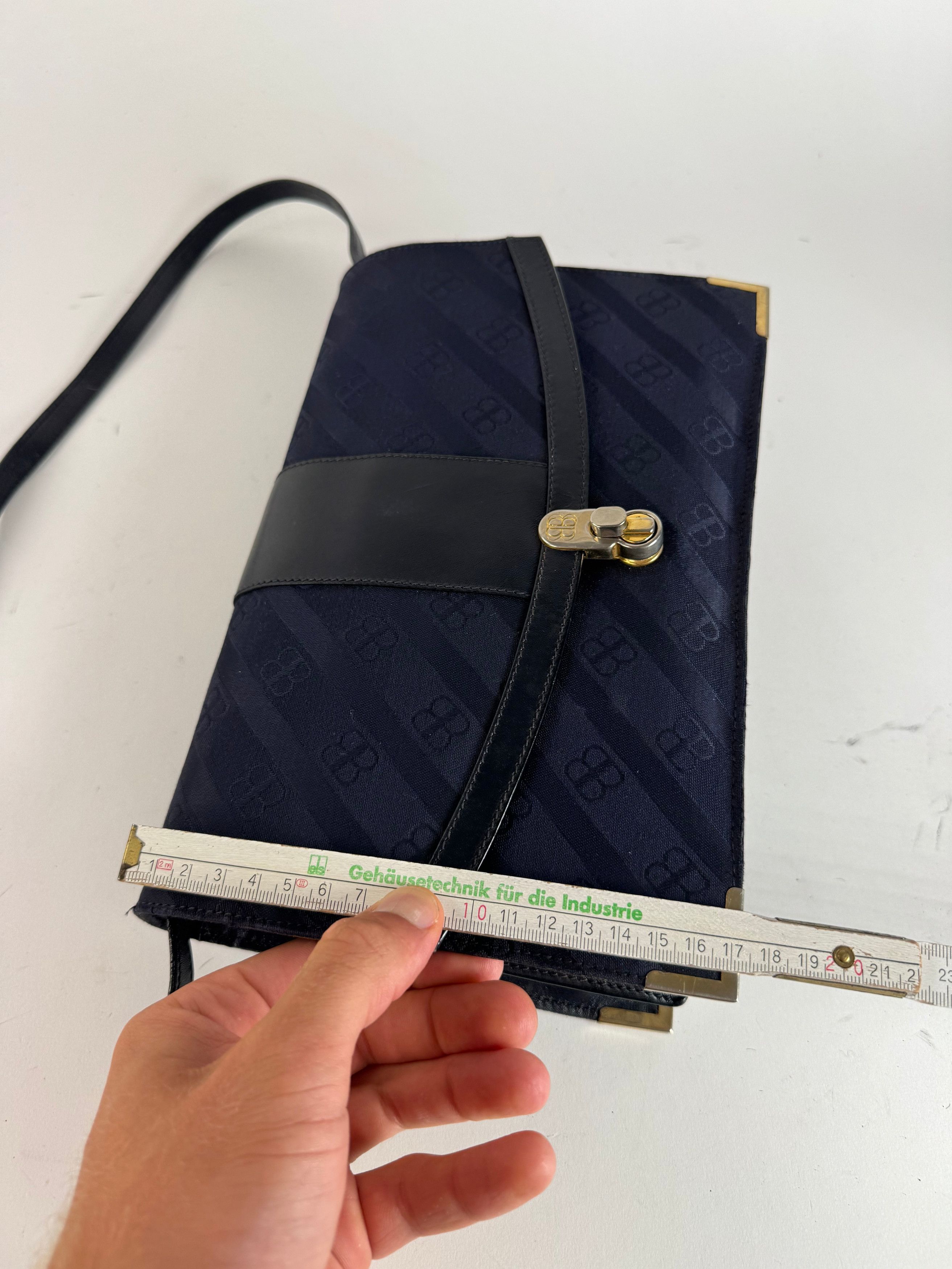 Balenciaga Vintage Monogram Leather bag navy Size ONE SIZE - 14 Thumbnail