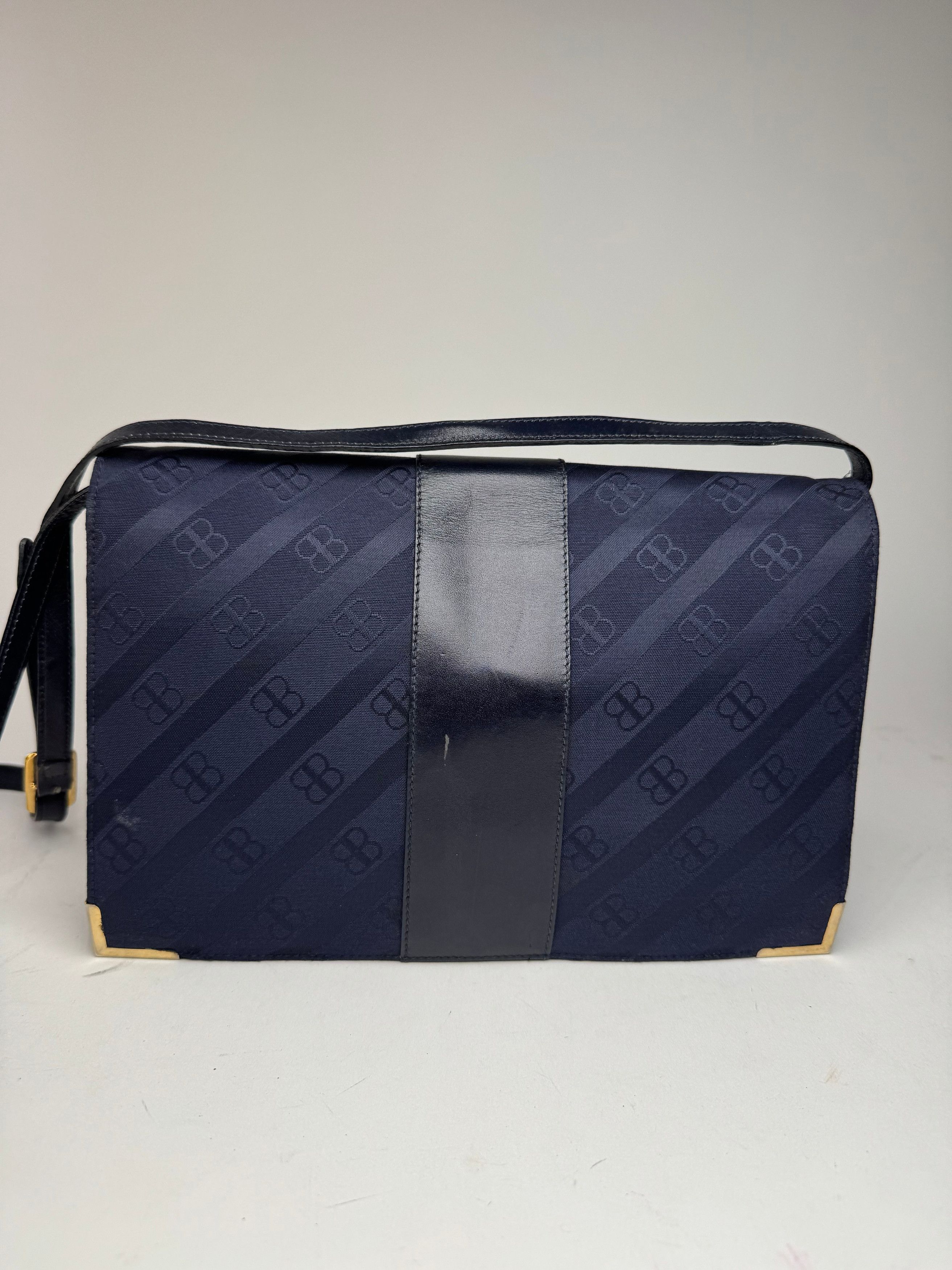 Balenciaga Vintage Monogram Leather bag navy Size ONE SIZE - 8 Thumbnail