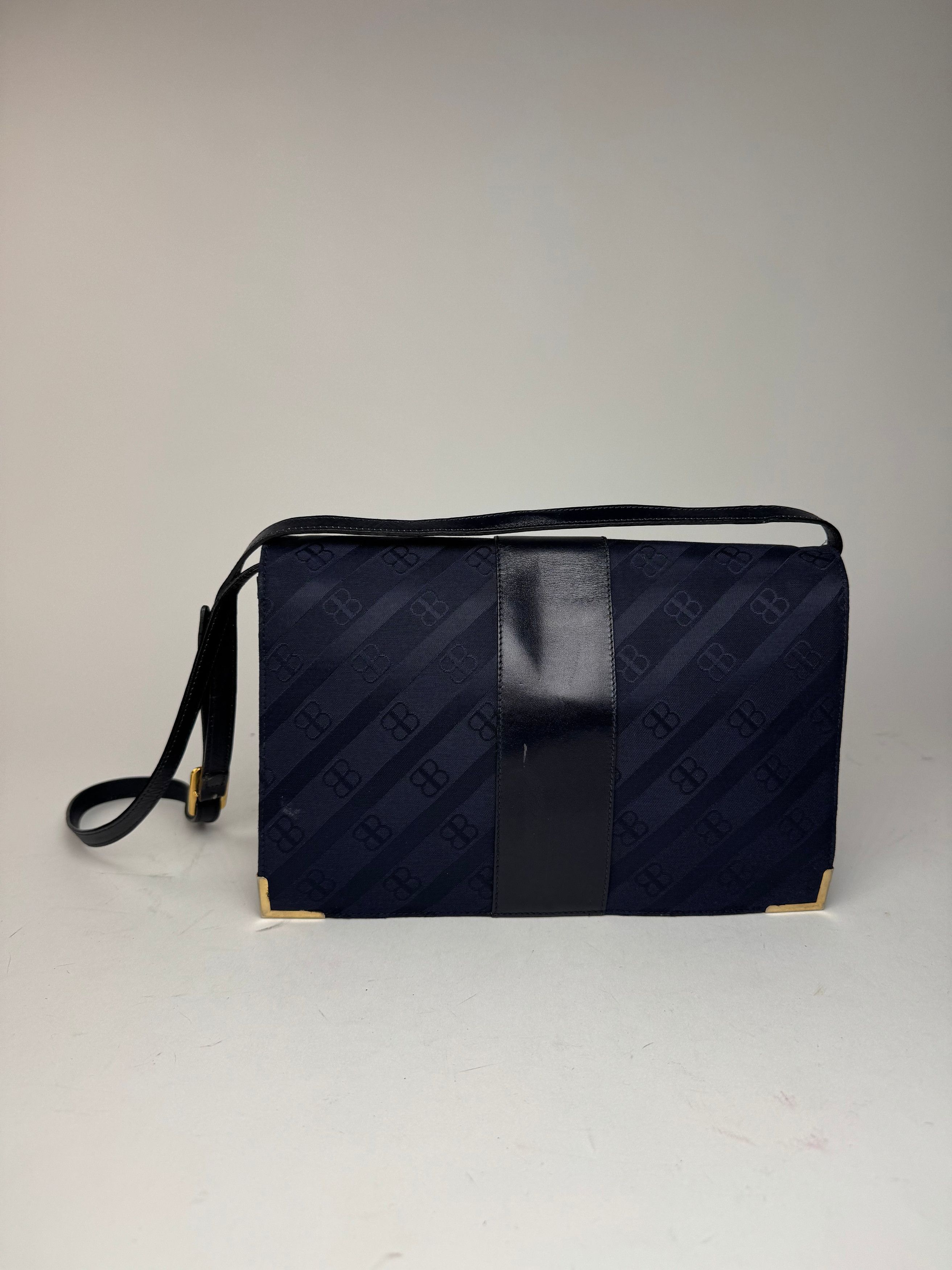 Balenciaga Vintage Monogram Leather bag navy Size ONE SIZE - 2 Thumbnail