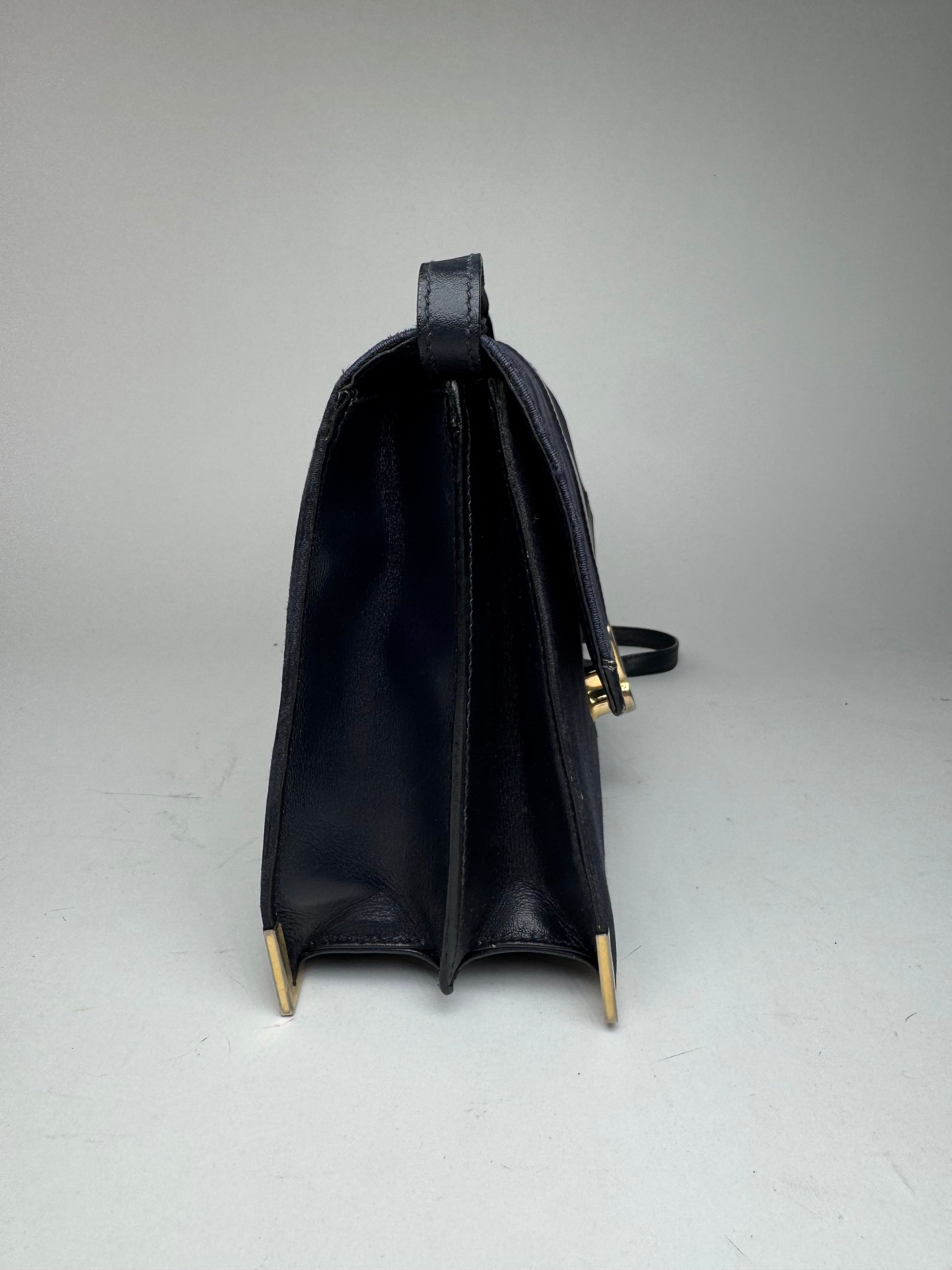 Balenciaga Vintage Monogram Leather bag navy Size ONE SIZE - 7 Thumbnail