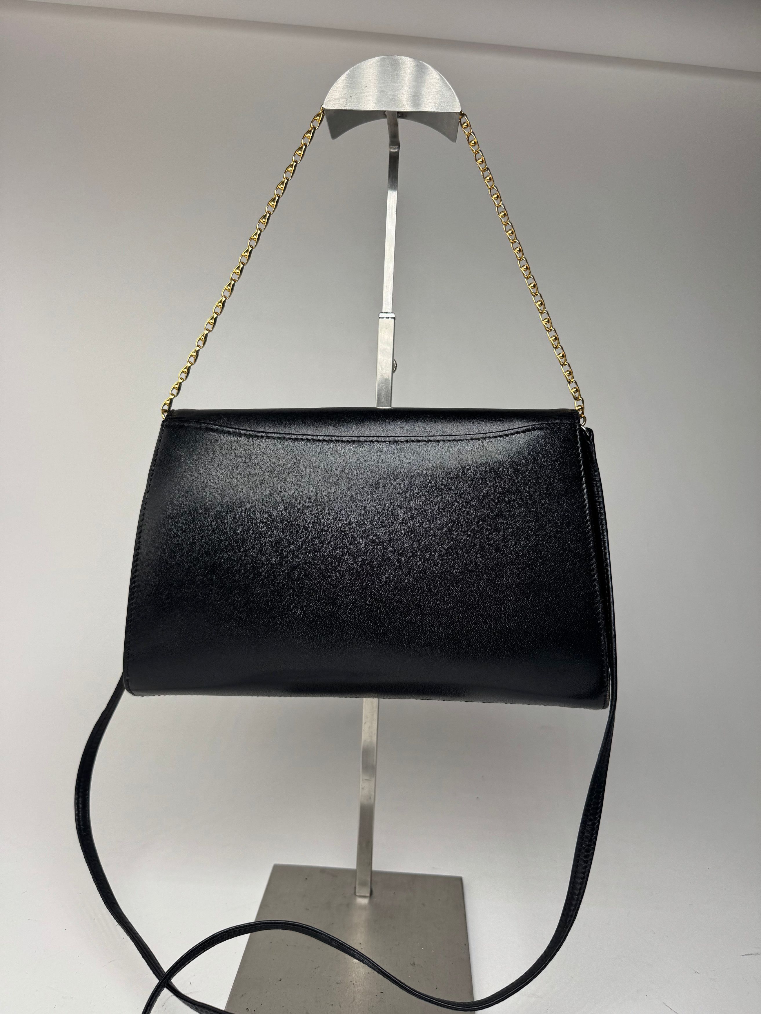Givenchy Vintage 2 way Leather Bag Black Size ONE SIZE - 3 Thumbnail