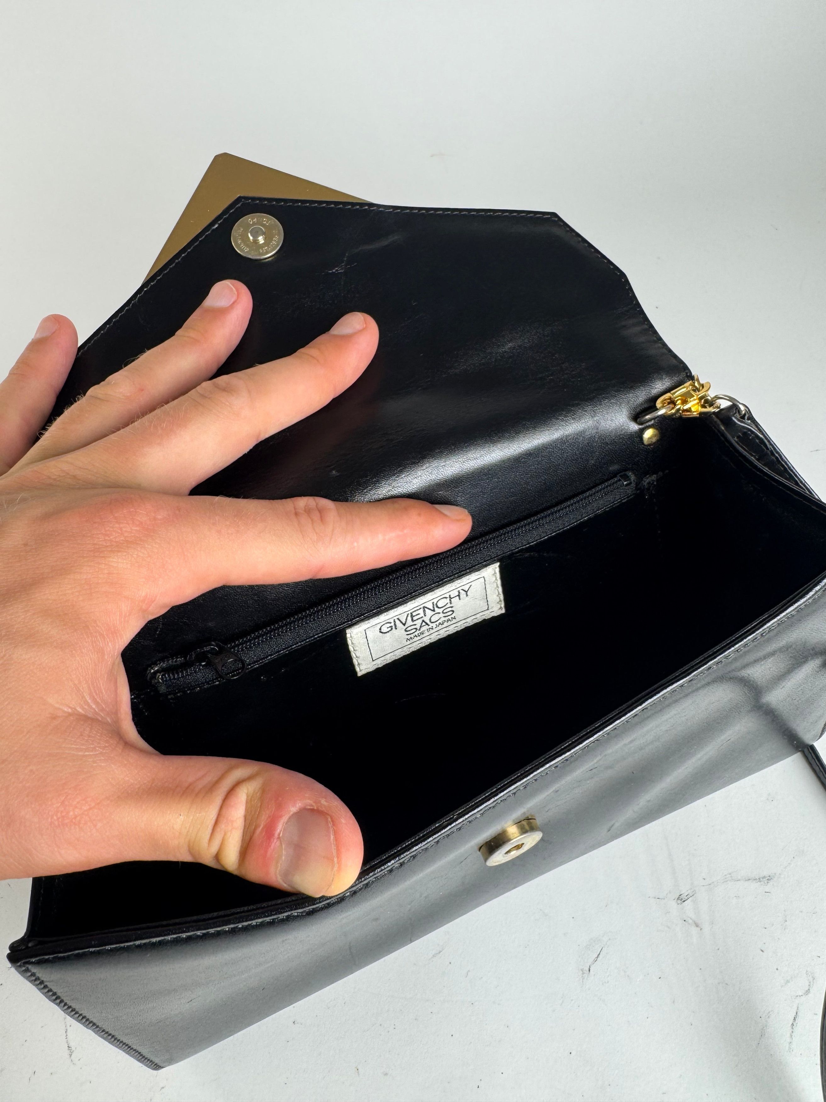 Givenchy Vintage 2 way Leather Bag Black Size ONE SIZE - 4 Thumbnail