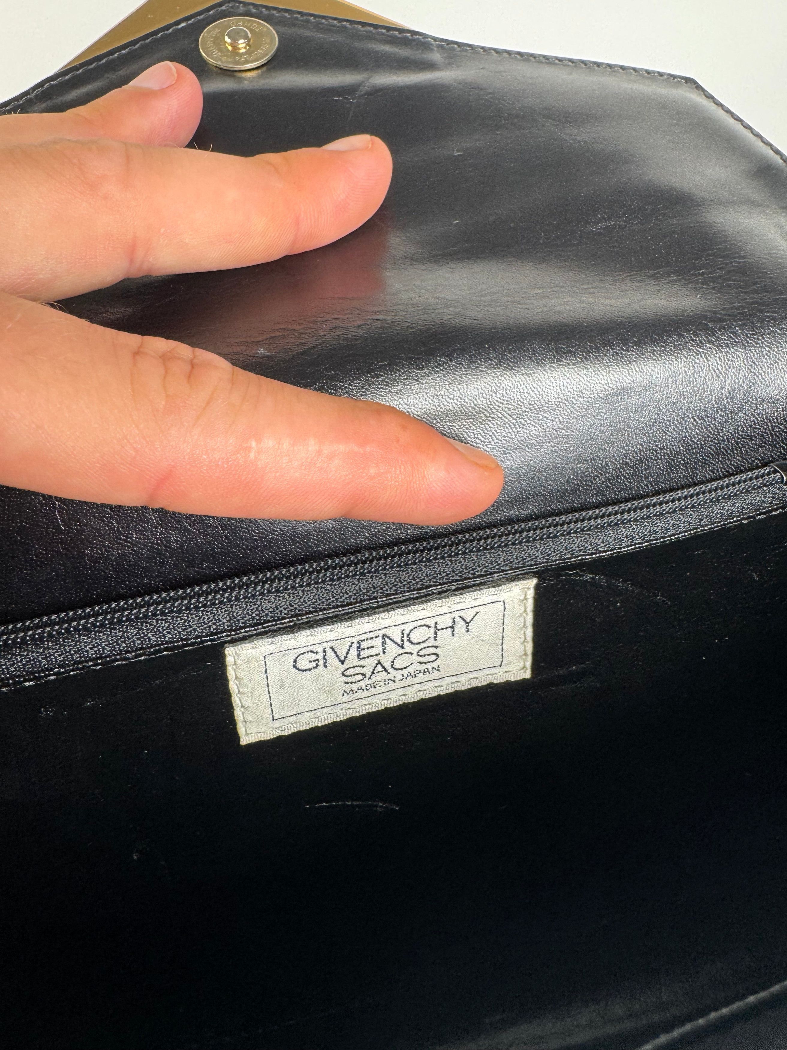 Givenchy Vintage 2 way Leather Bag Black Size ONE SIZE - 5 Thumbnail