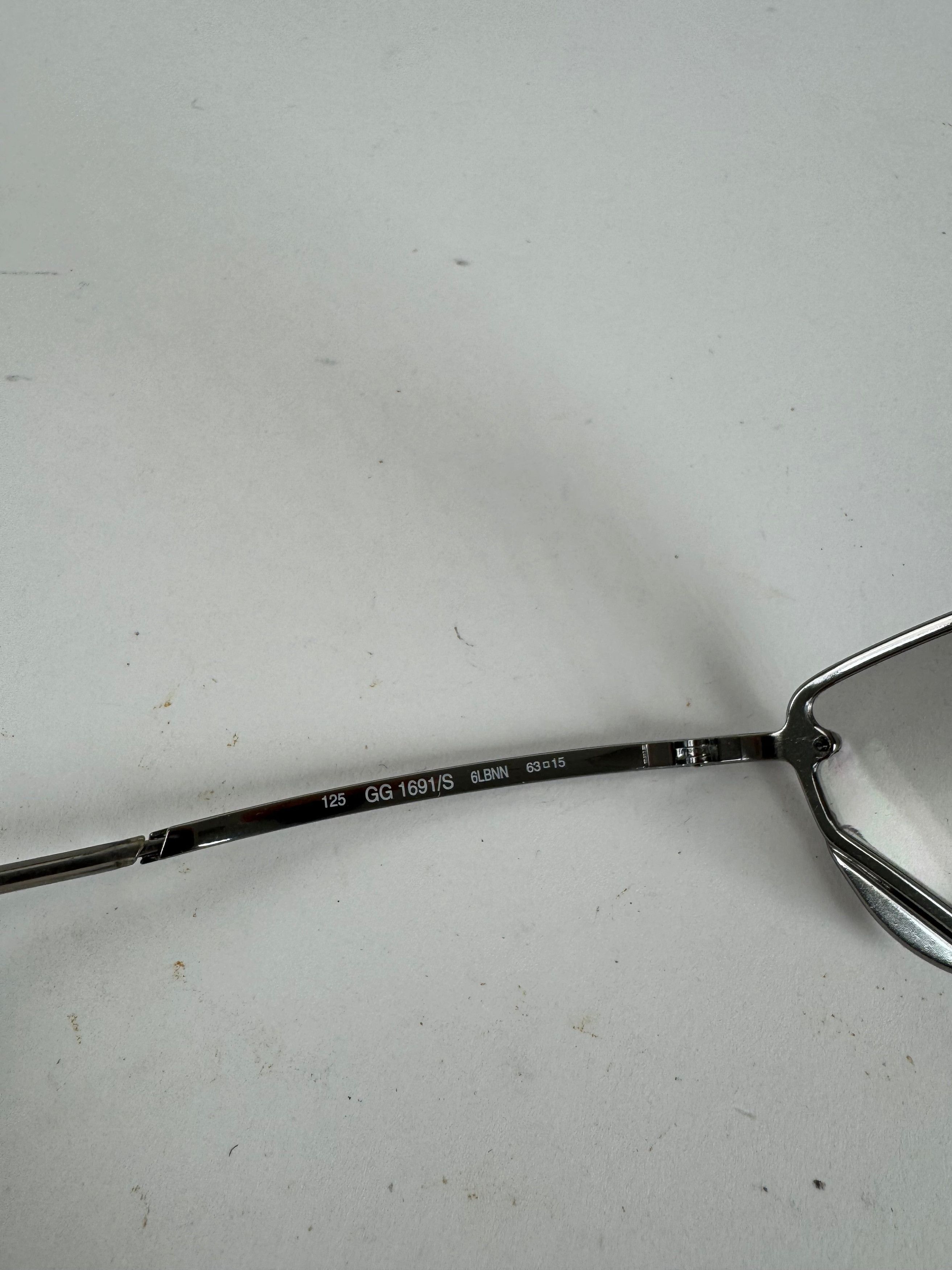 Gucci Vintage Steel sunglasses Size ONE SIZE - 8 Thumbnail