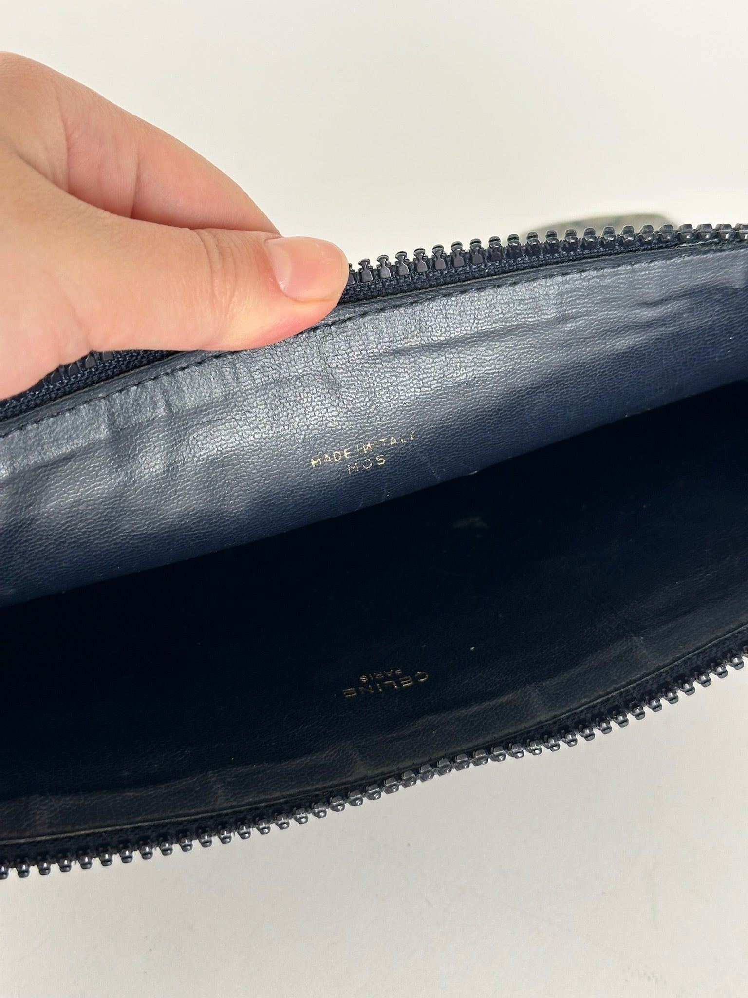 Celine Vintage Paris Macadam Monogram Leather clutch Size ONE SIZE - 7 Thumbnail