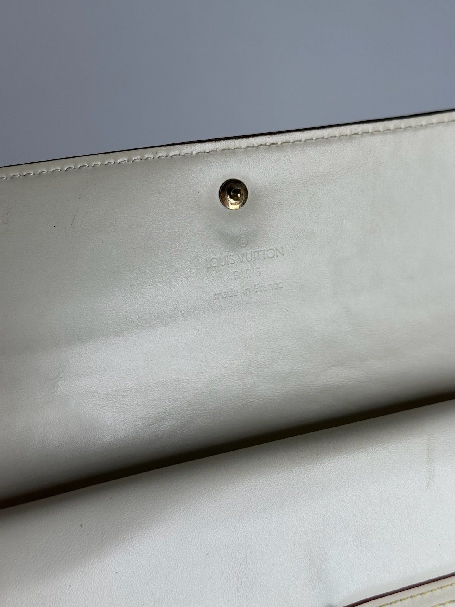 Louis Vuitton Vintage leather wallet white Size ONE SIZE - 4 Thumbnail