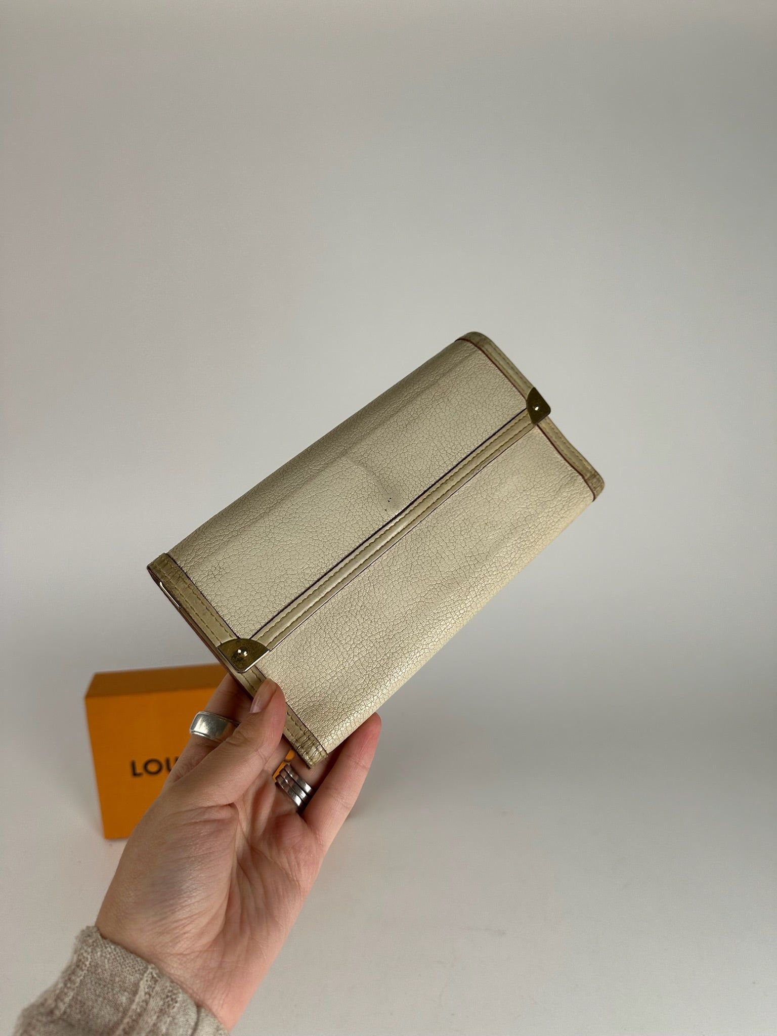 Louis Vuitton Vintage leather wallet white Size ONE SIZE - 9 Thumbnail