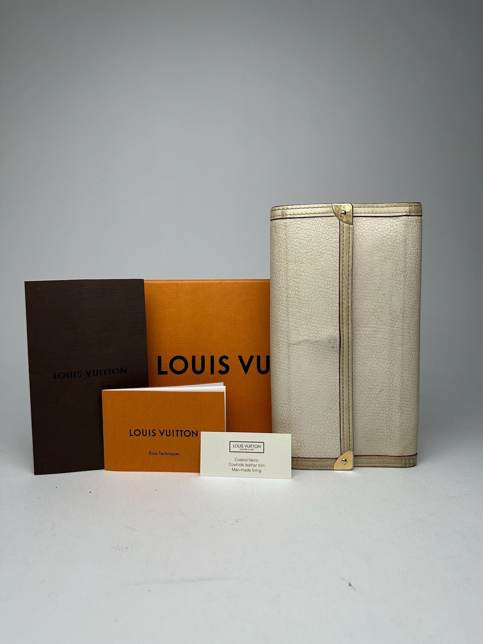 Louis Vuitton Vintage leather wallet white Size ONE SIZE - 3 Thumbnail