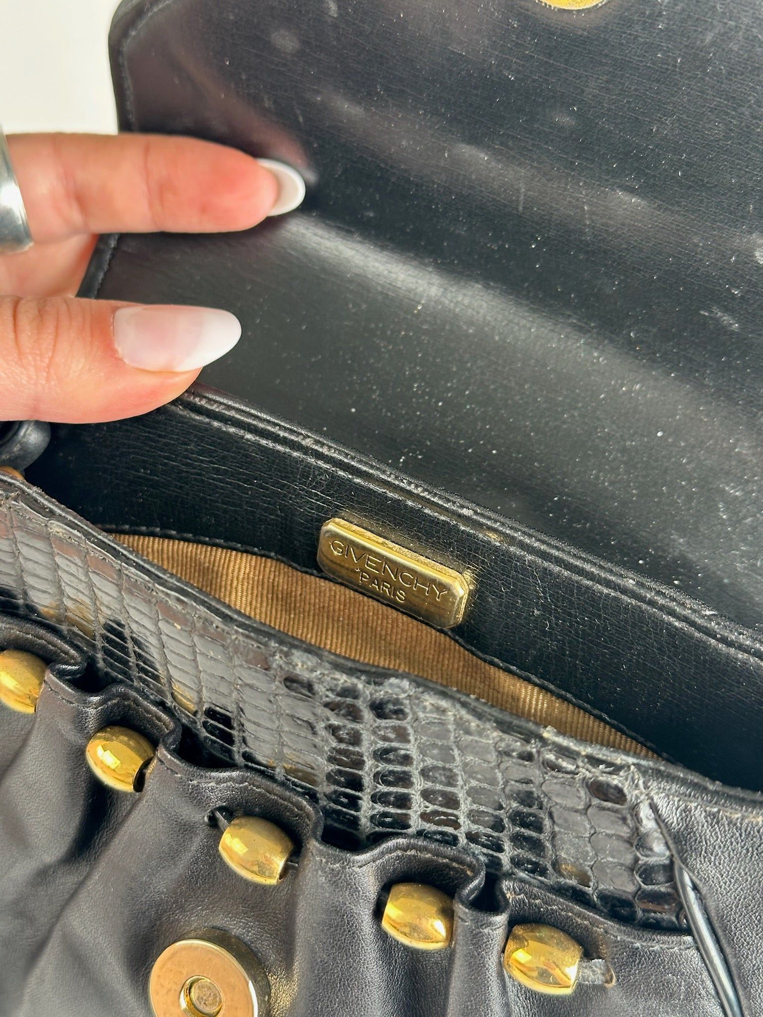 Givenchy Vintage 4G leather bag black Size ONE SIZE - 7 Thumbnail