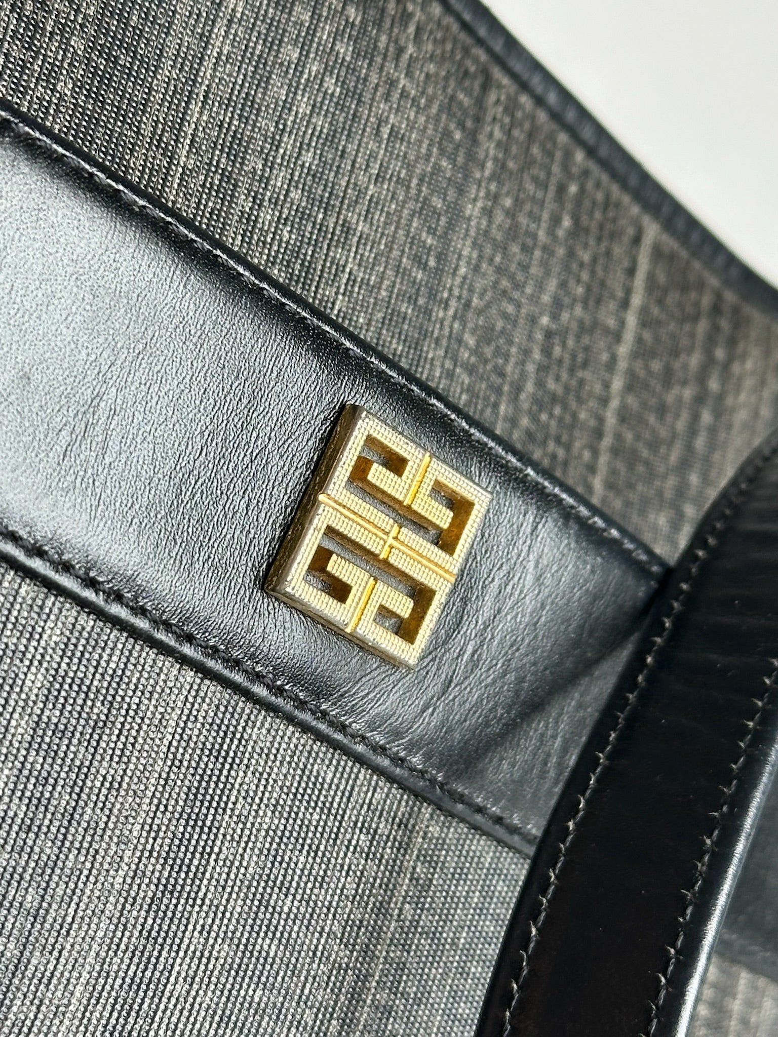 Givenchy Vintage Leather bag black grey Size ONE SIZE - 8 Thumbnail