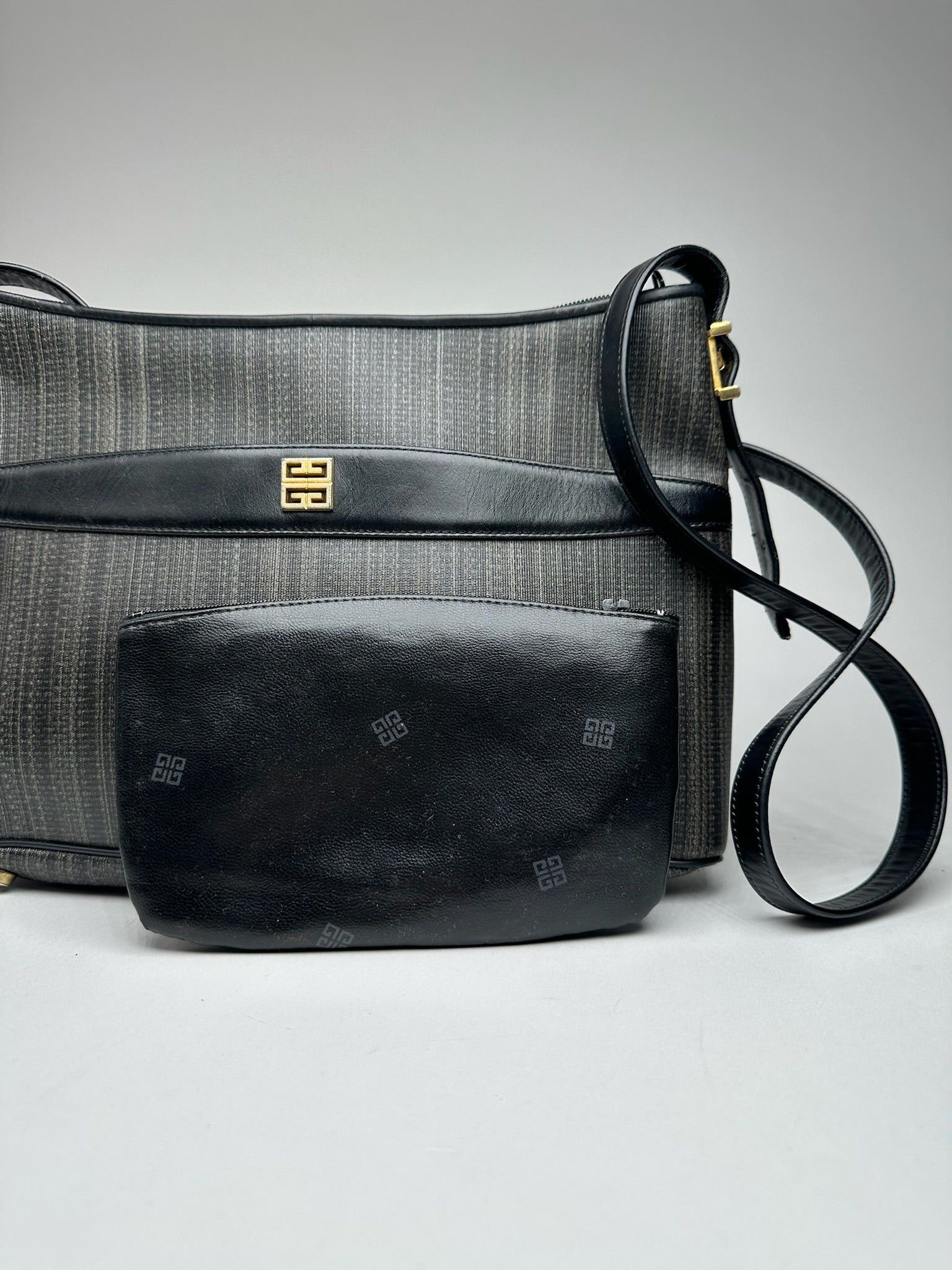 Givenchy Vintage Leather bag black grey Size ONE SIZE - 2 Thumbnail