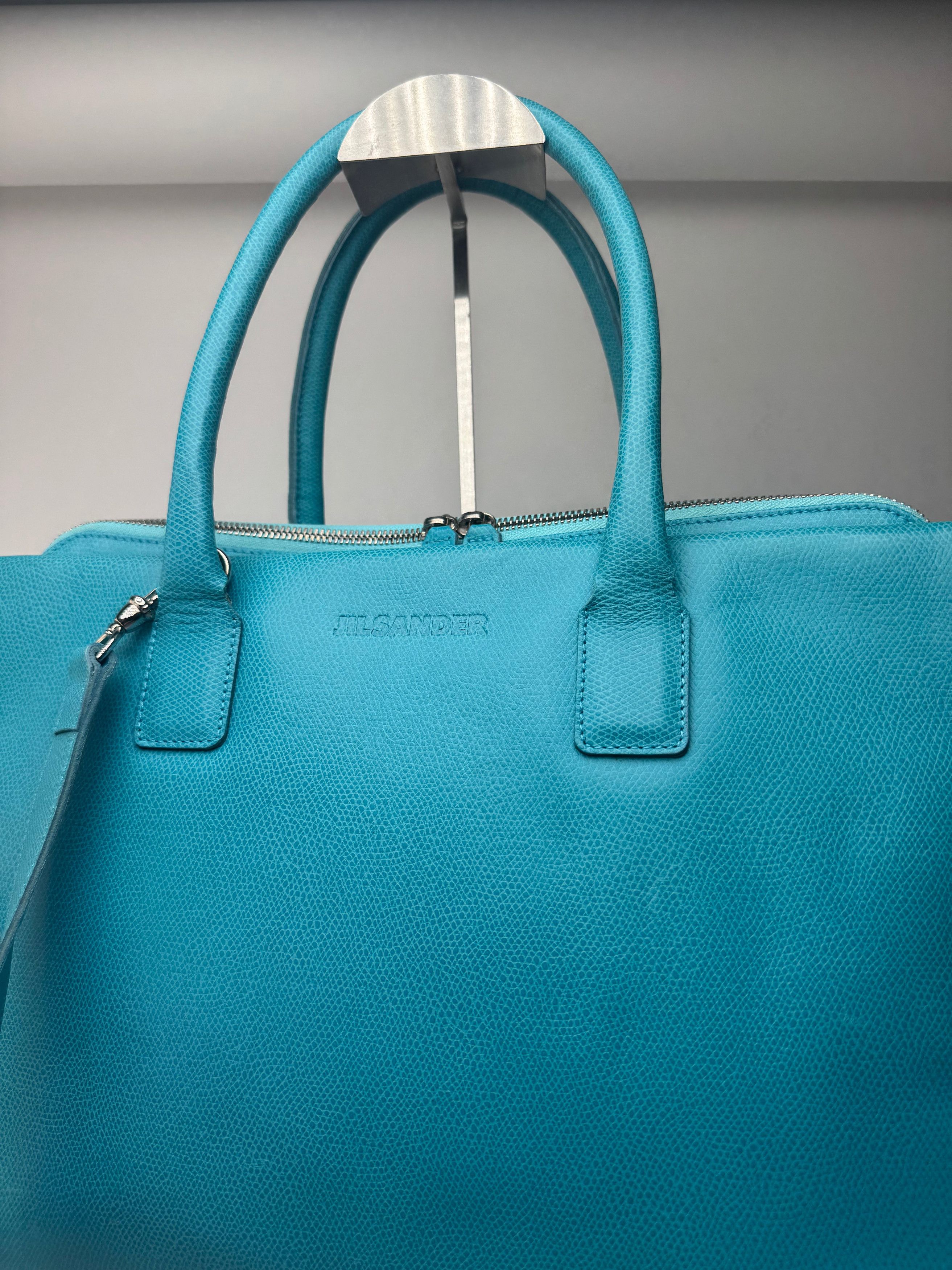 Jil Sander Vintage 2way Leather Bag turquise Size ONE SIZE - 5 Thumbnail