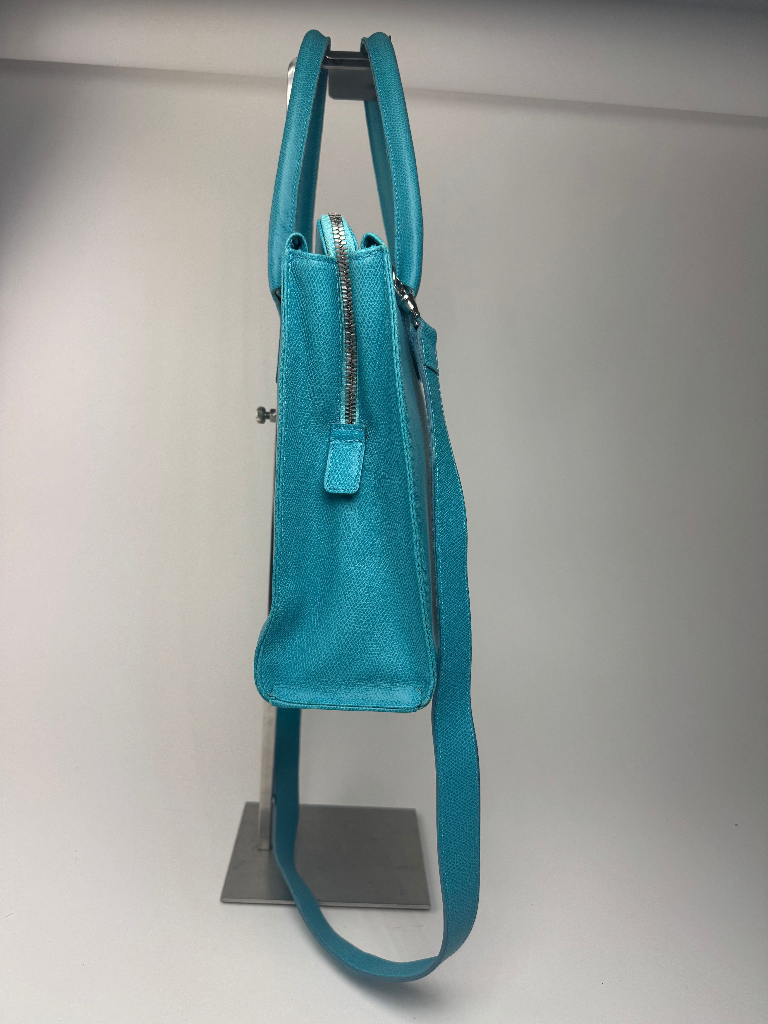 Jil Sander Vintage 2way Leather Bag turquise Size ONE SIZE - 9 Thumbnail
