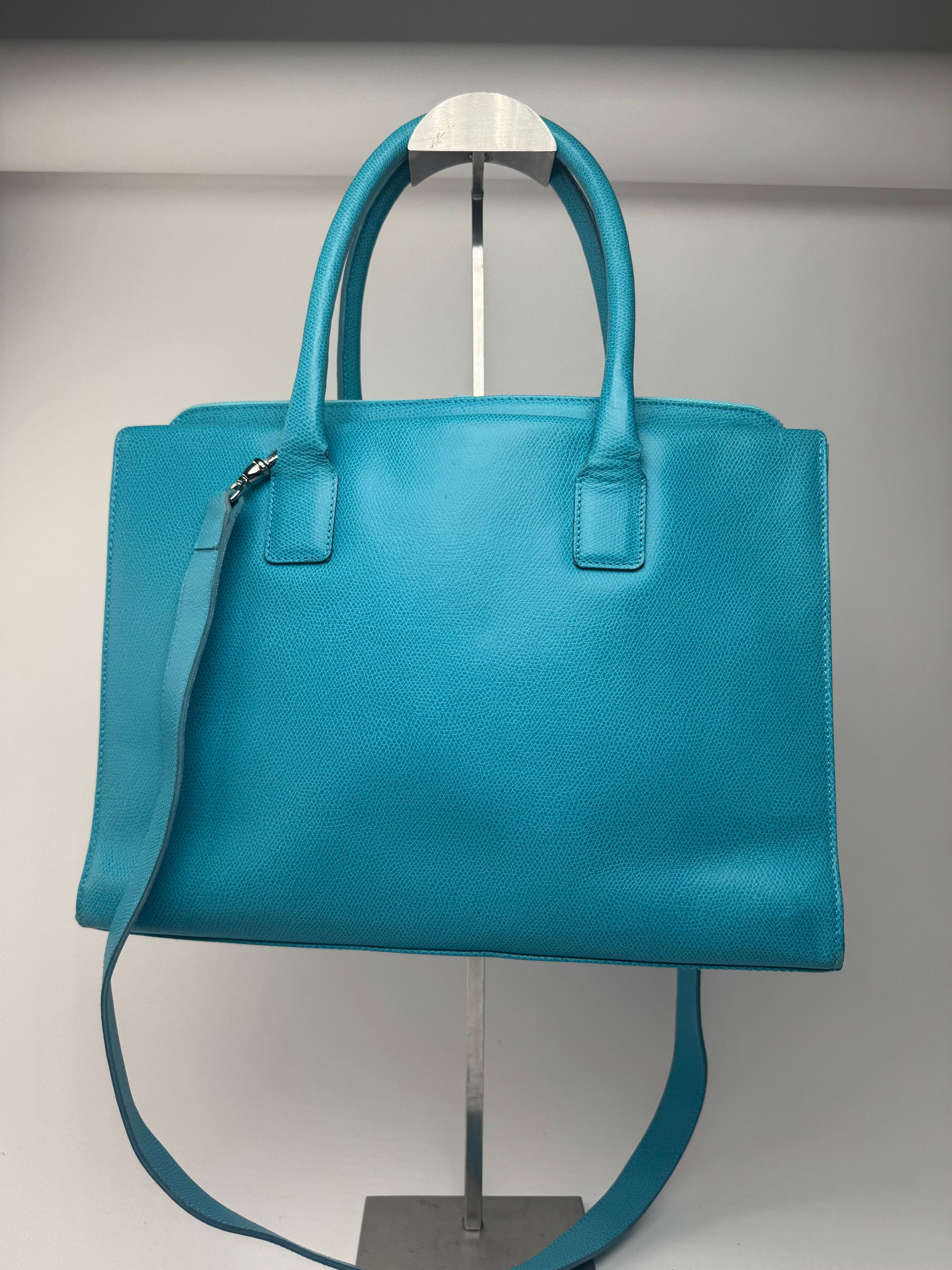 Jil Sander Vintage 2way Leather Bag turquise Size ONE SIZE - 8 Thumbnail