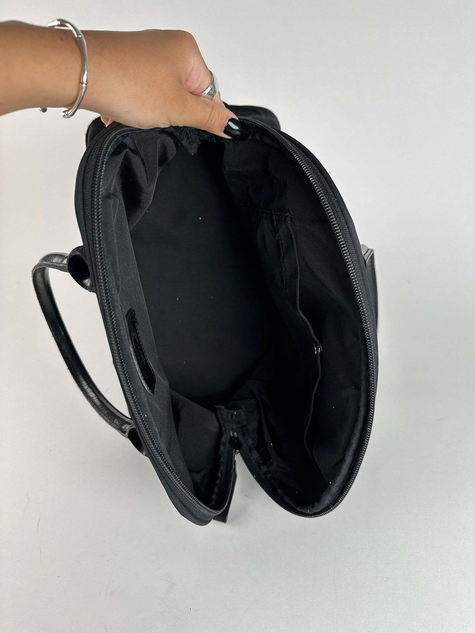 Yohji Yamamoto Vintage Canvas bag black Size ONE SIZE - 3 Thumbnail